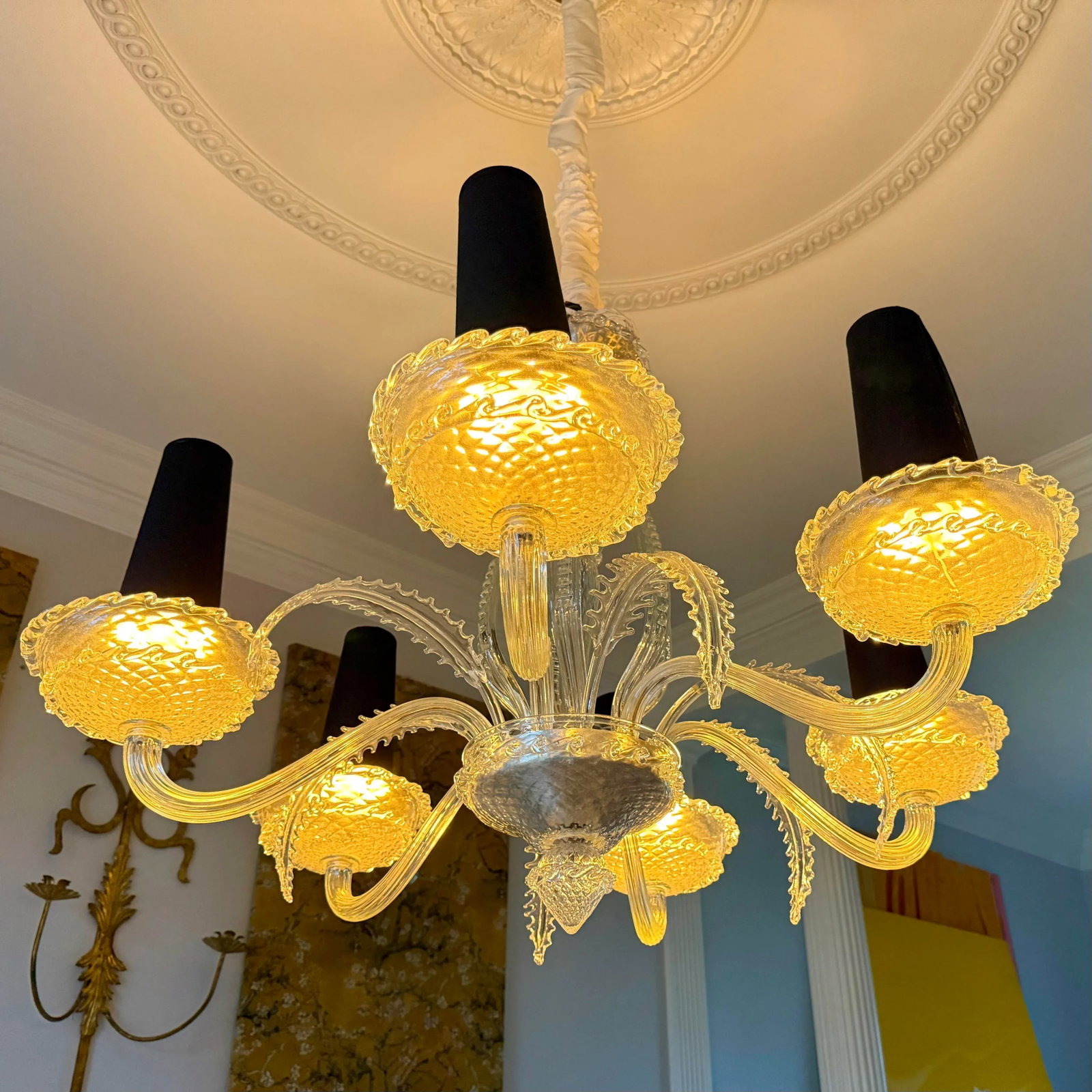 1930s Art Déco Maison Veronese Chandelier Attributed to André Arbus - 4