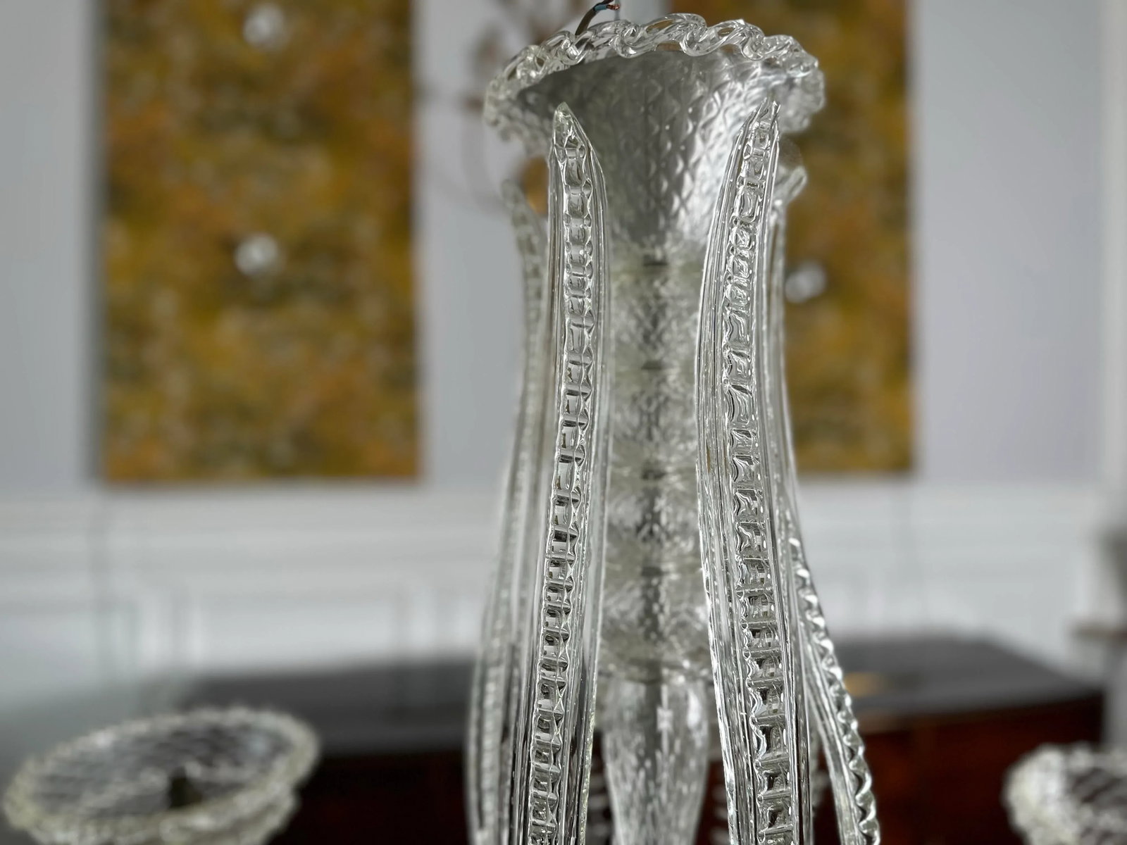 1930s Art Déco Maison Veronese Chandelier Attributed to André Arbus - 5