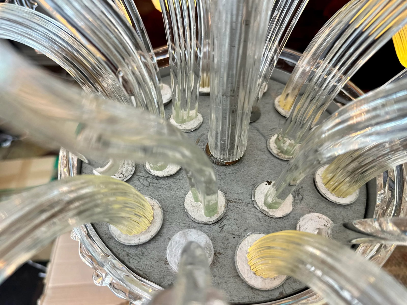1930s Art Déco Maison Veronese Chandelier Attributed to André Arbus - 6