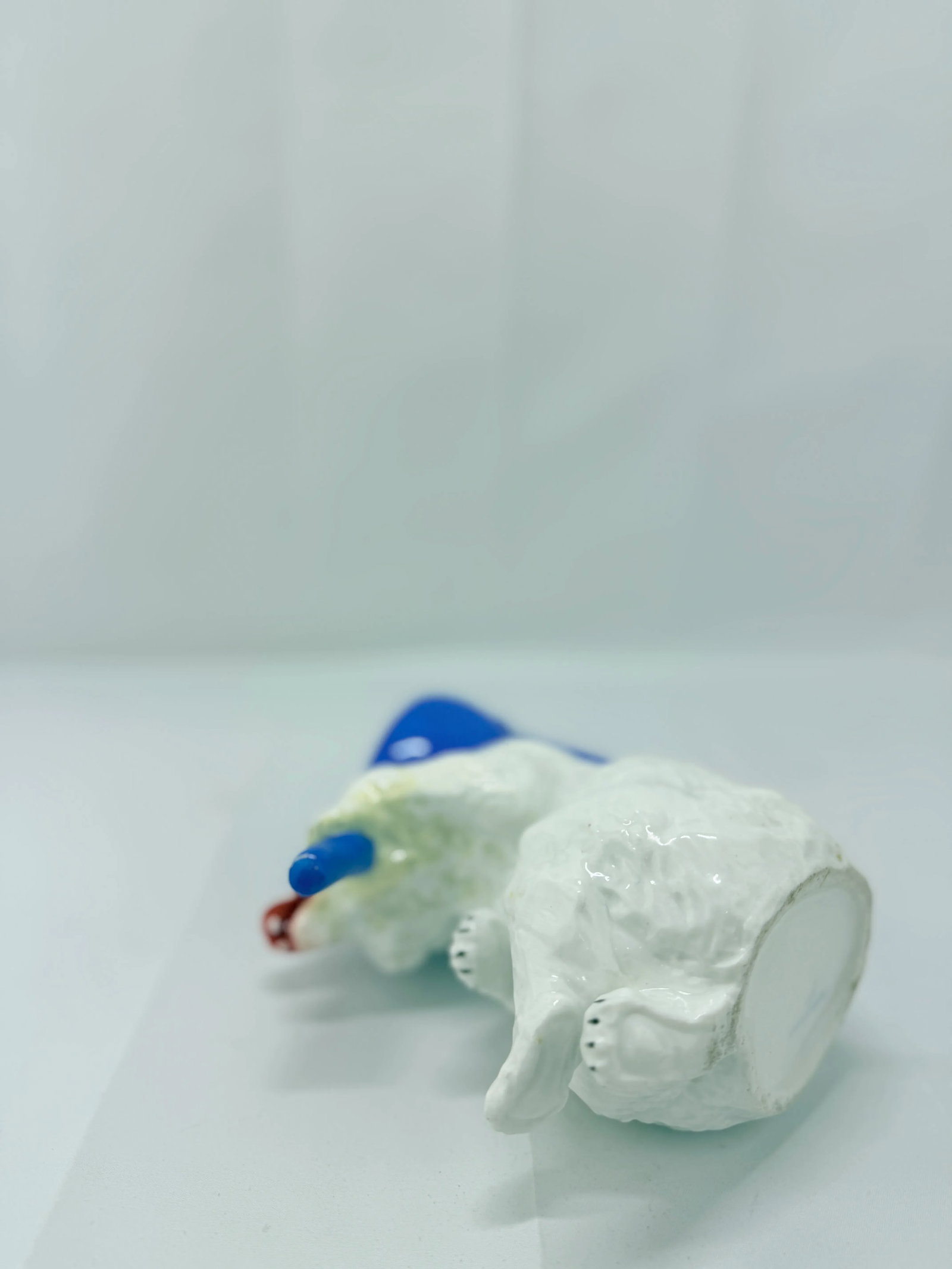 Antique German Polar Bear Form Porcelain Syrup Pitcher - 9