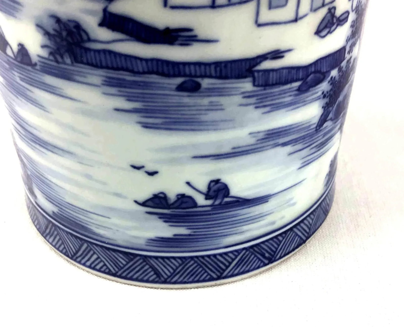 Antique Chinese Porcelain Brush Pot - 7