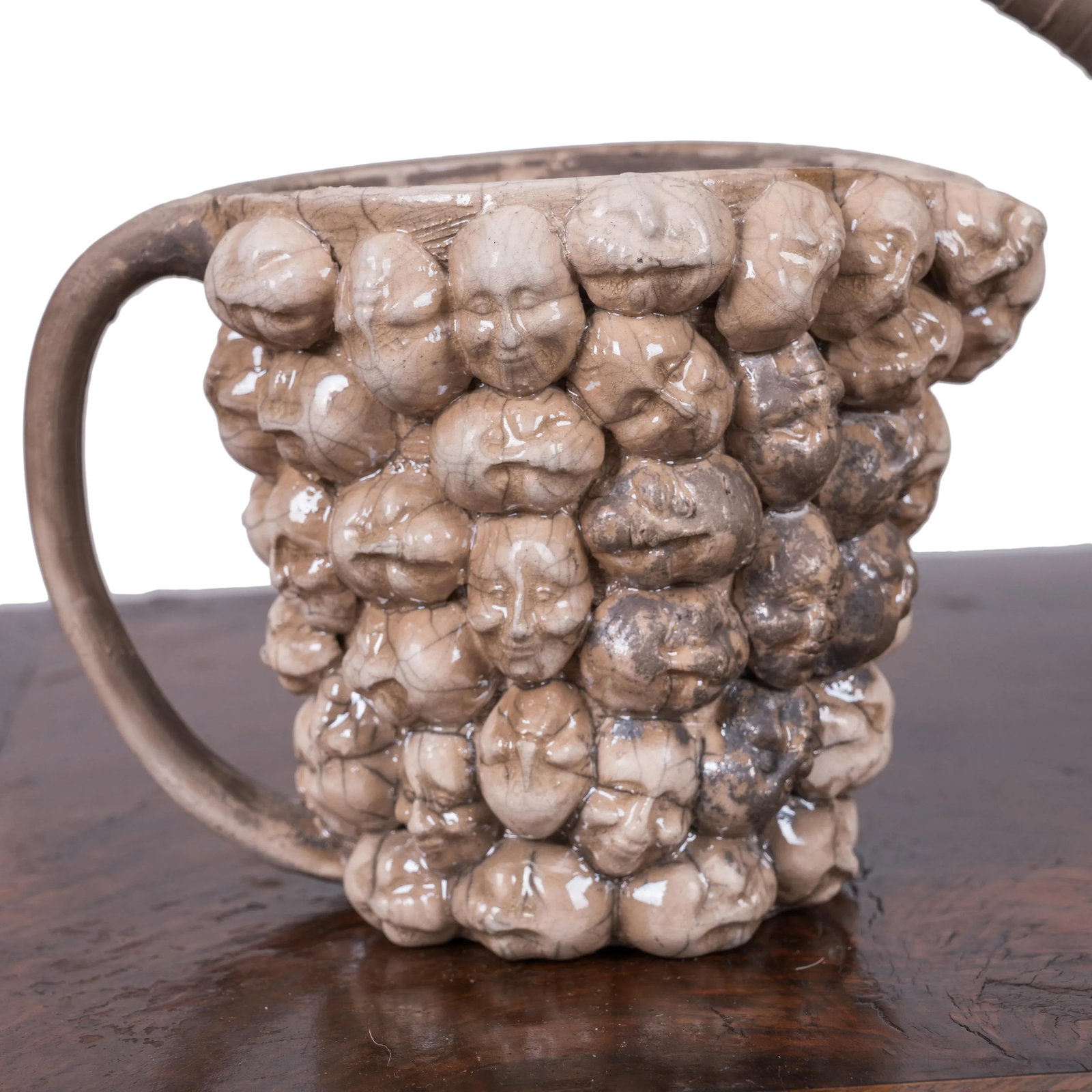A Doll Head Studio Pottery Tea Set - 11