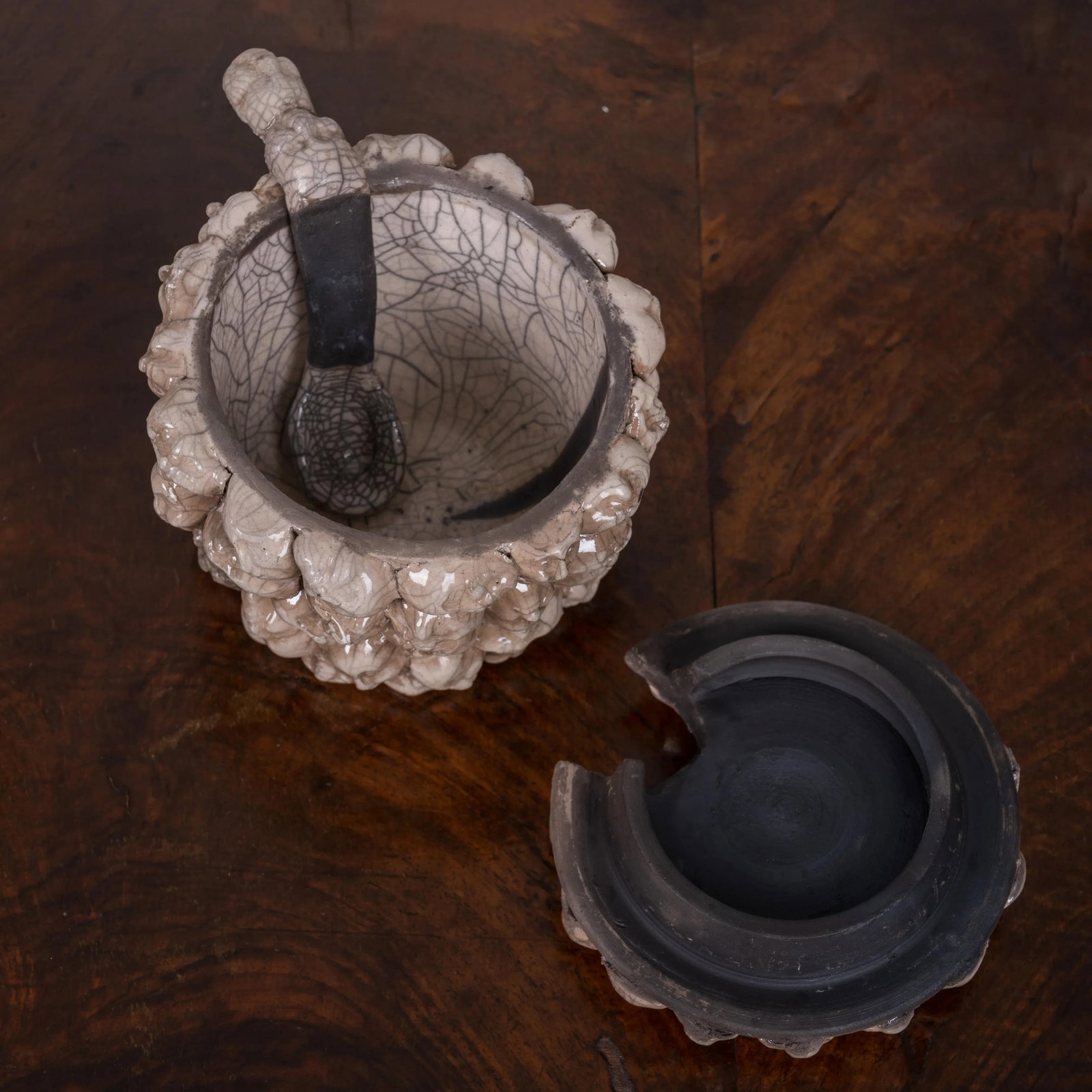A Doll Head Studio Pottery Tea Set - 3