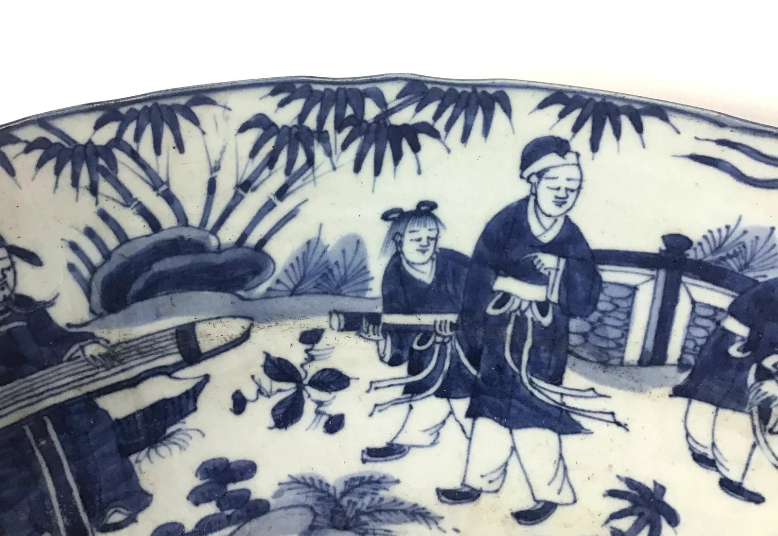 Mid 1800's Chinese Antique Porcelain Charger - 10