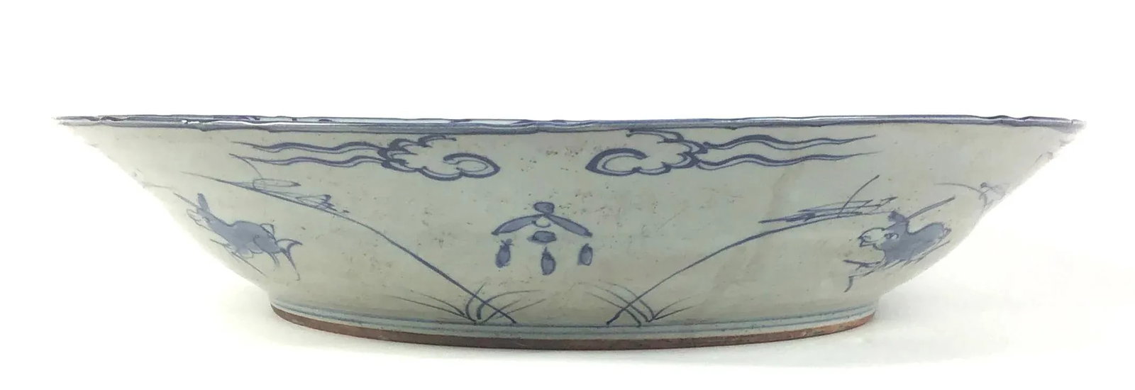 Mid 1800's Chinese Antique Porcelain Charger - 3