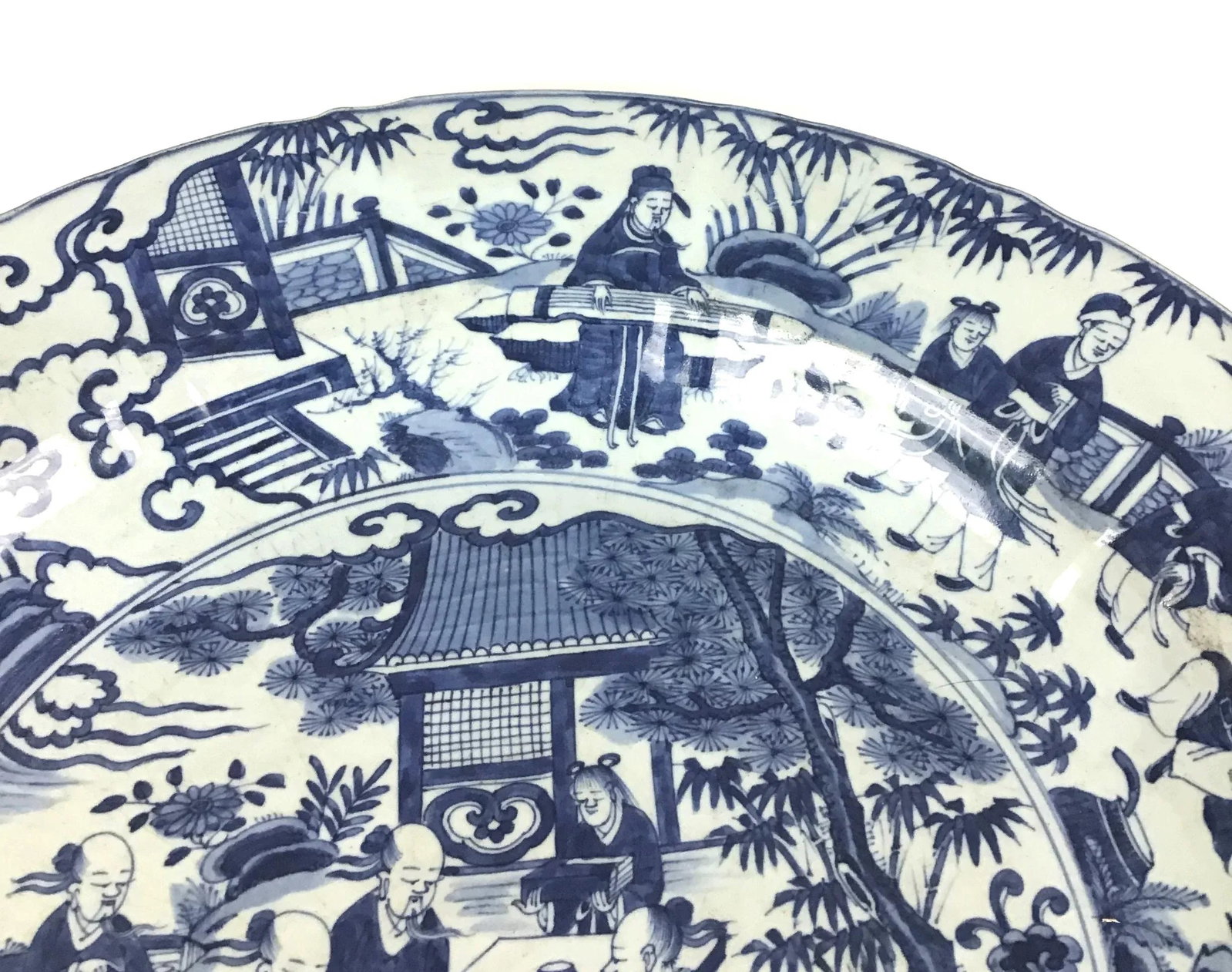 Mid 1800's Chinese Antique Porcelain Charger - 5