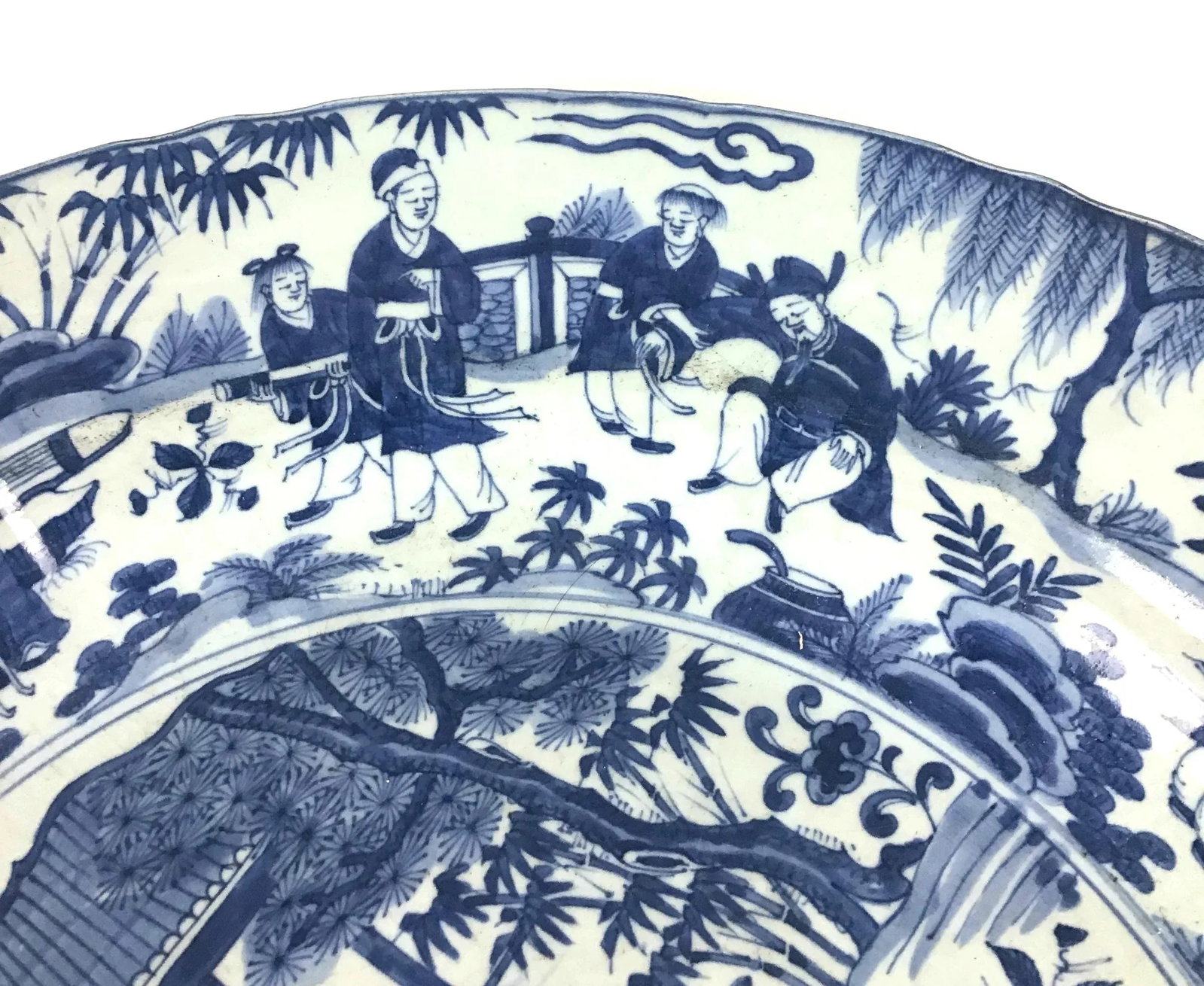 Mid 1800's Chinese Antique Porcelain Charger - 7