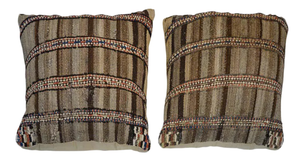 Antique Gabbeh Kilim Pillows - a Pair (1 of 10)