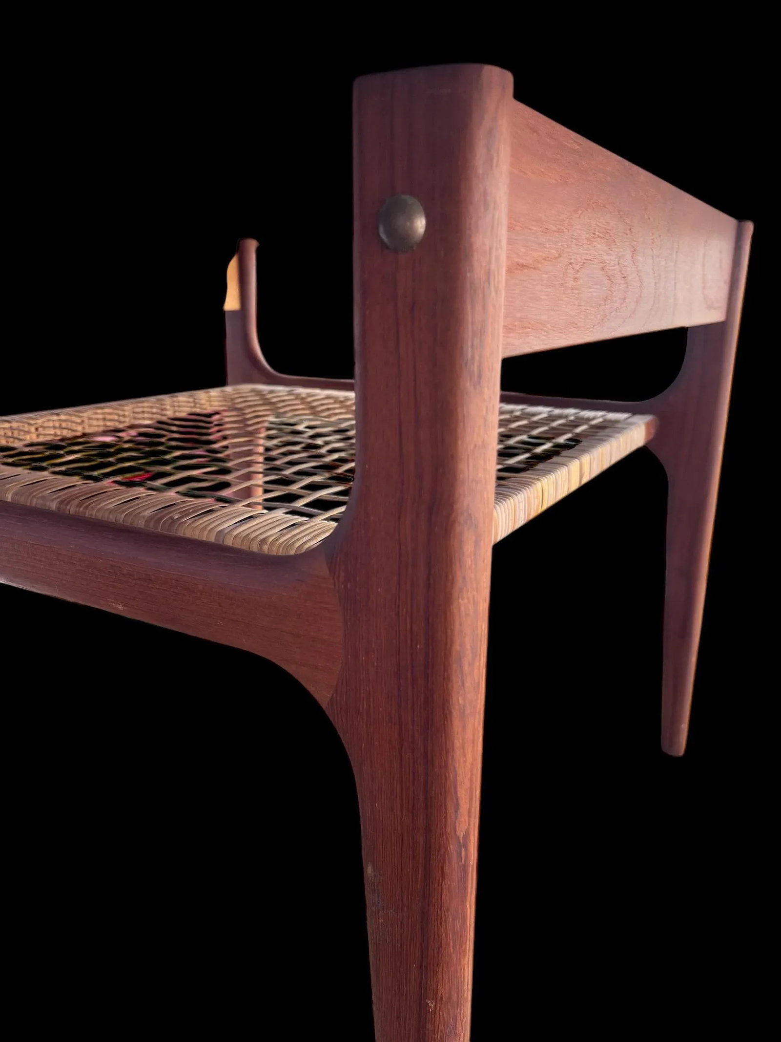 1960s Mid Century Modern Trioh Danish Modern Teak Table With Makers Mark. - 8
