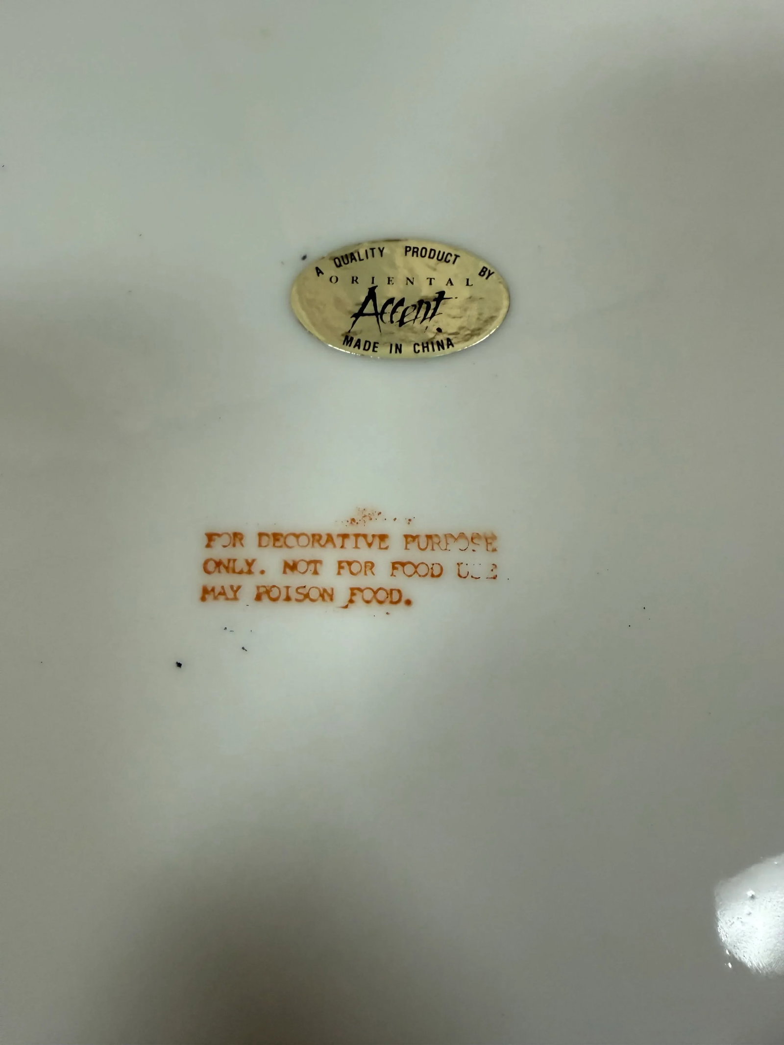 Vintage Monumental Hand-Painted Traditional Portuguese Ceramic Platter in Blue and Orange Floral Des - 8