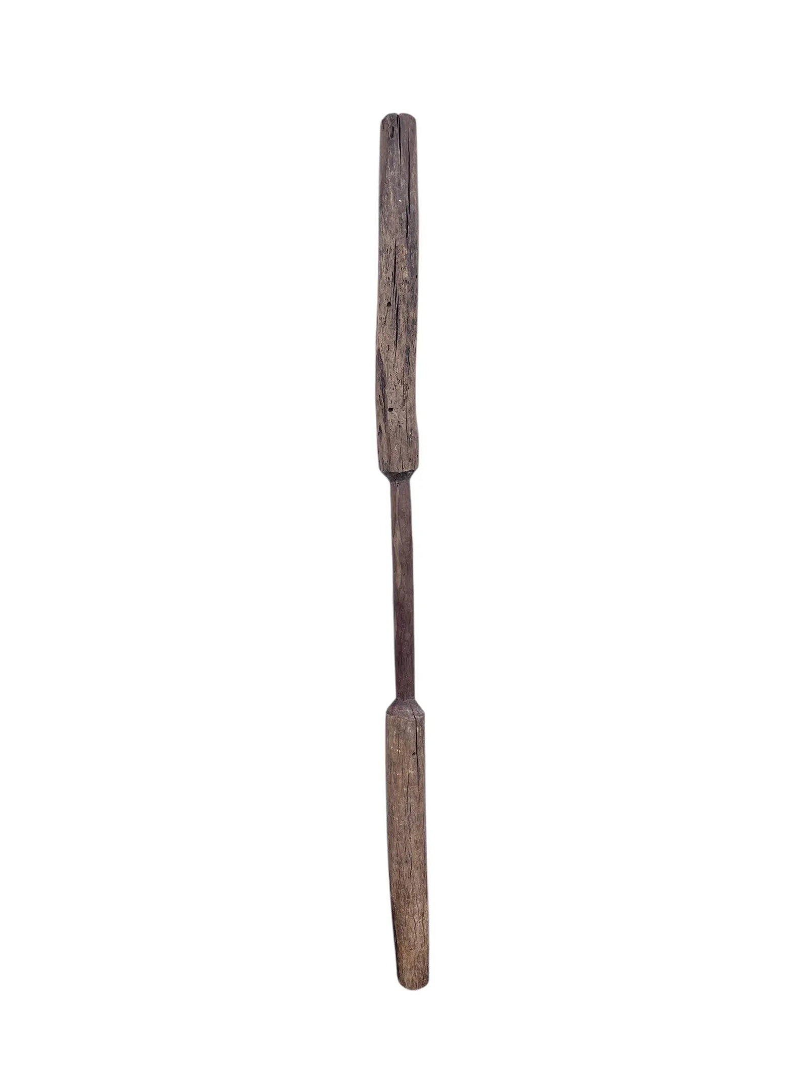 Large 19th Century Wooden Mortar & Pestle - 11