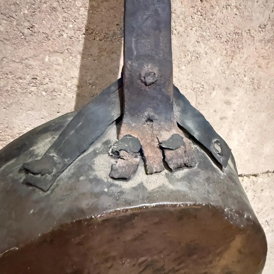 Antique Sauté Pan Copper and Brass Cookware Style Dh & M - 8