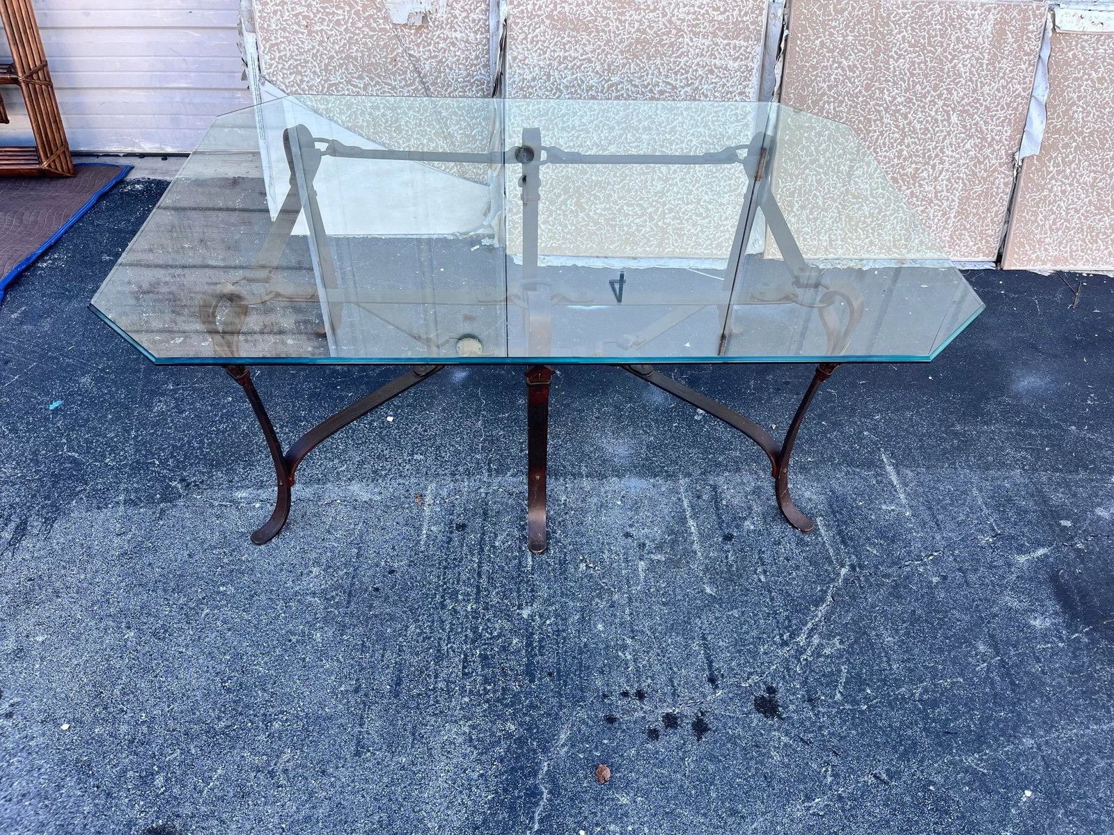 Hermes Style Equestrian Sculptural Forged Iron Side Table 1980's - 4