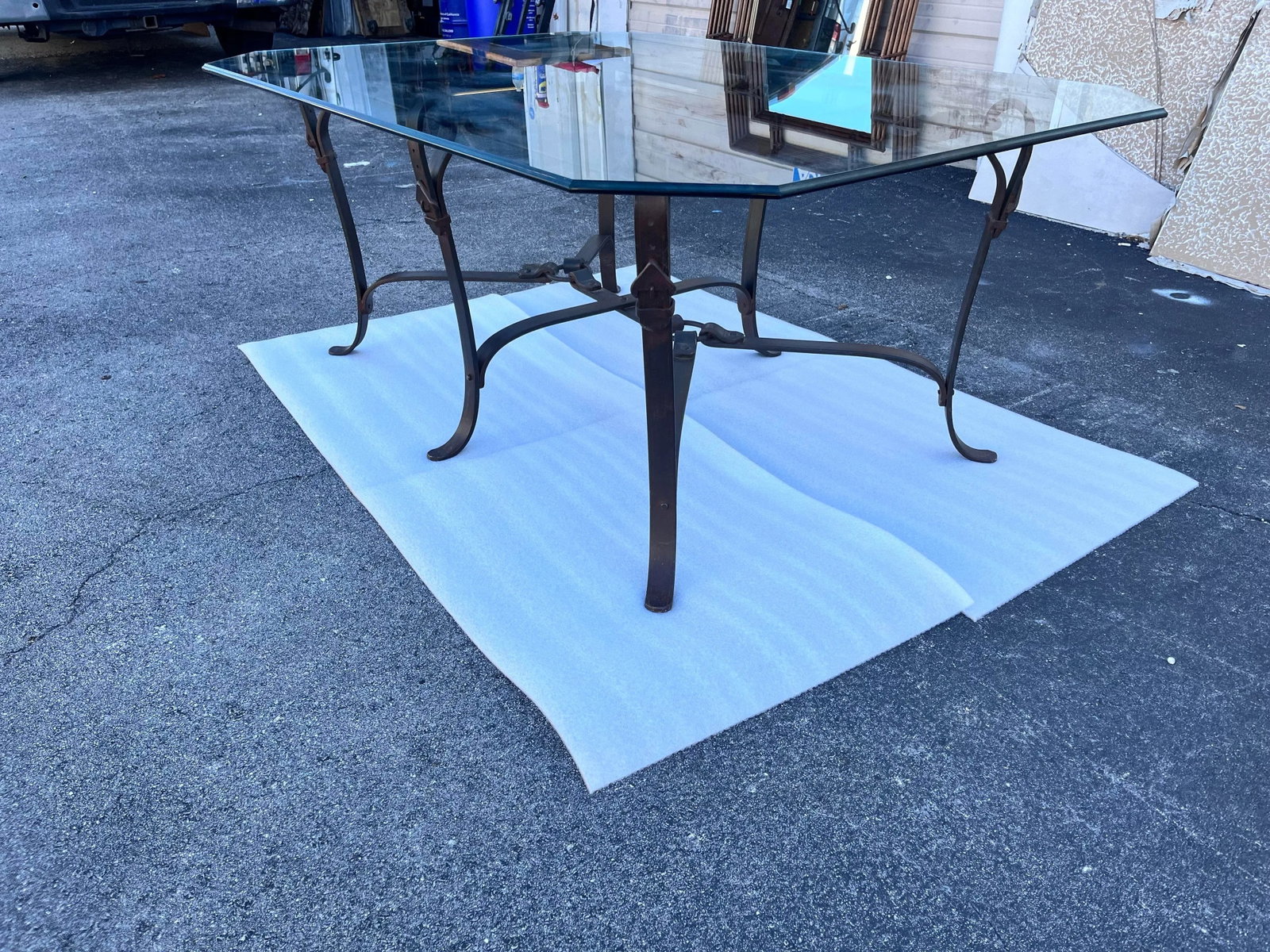 Hermes Style Equestrian Sculptural Forged Iron Side Table 1980's - 9
