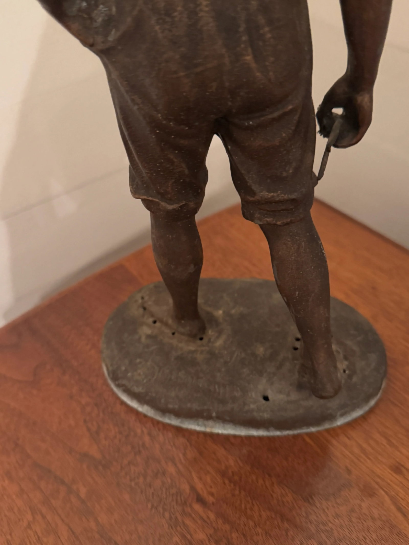 Mid 19th Century After Auguste Moreau Bronze Statue of a Boy - 8
