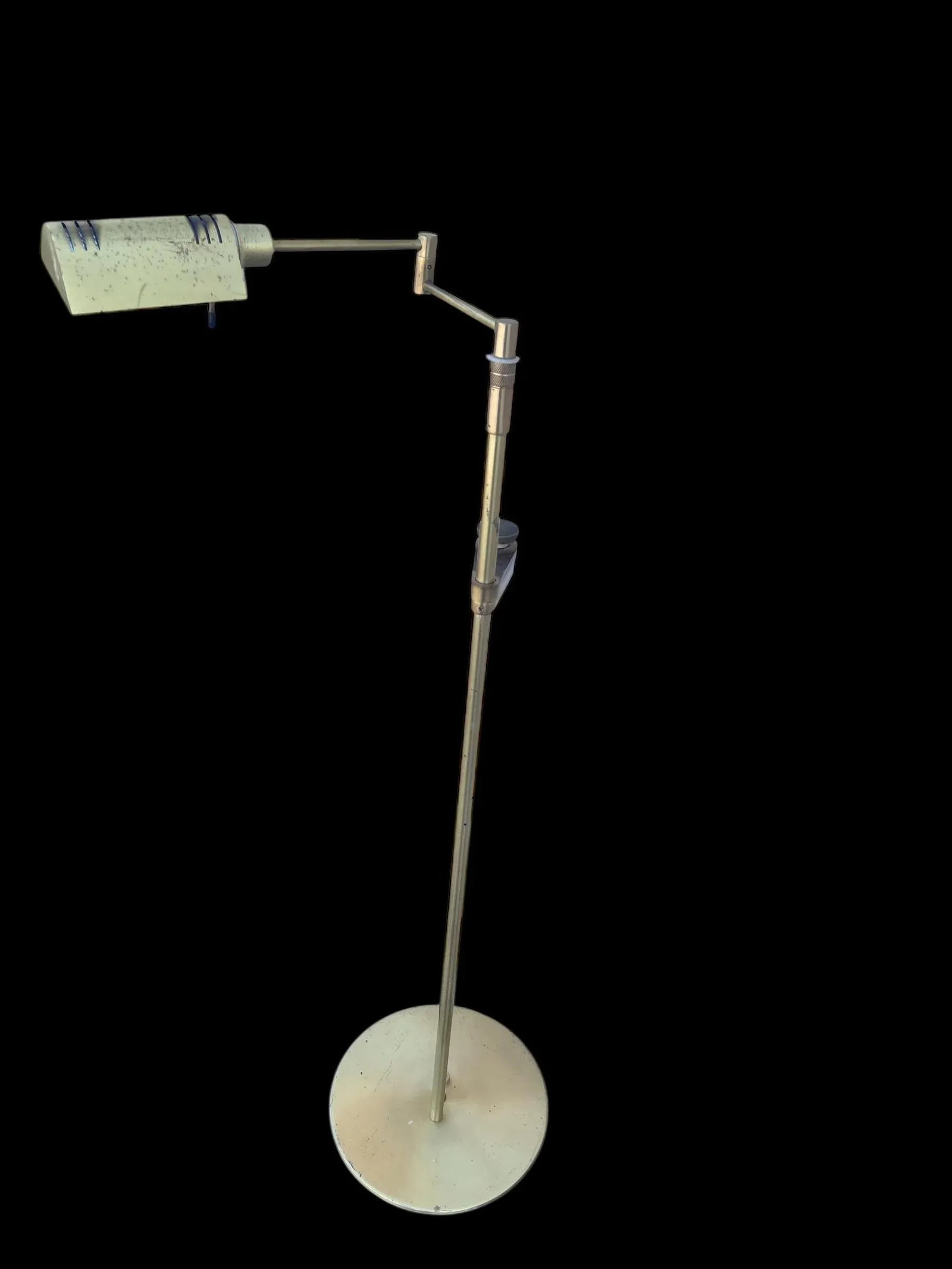 Modern Style Brass Holtkoetter Leuchten Polished Brass Reading Floor Lamp - 5