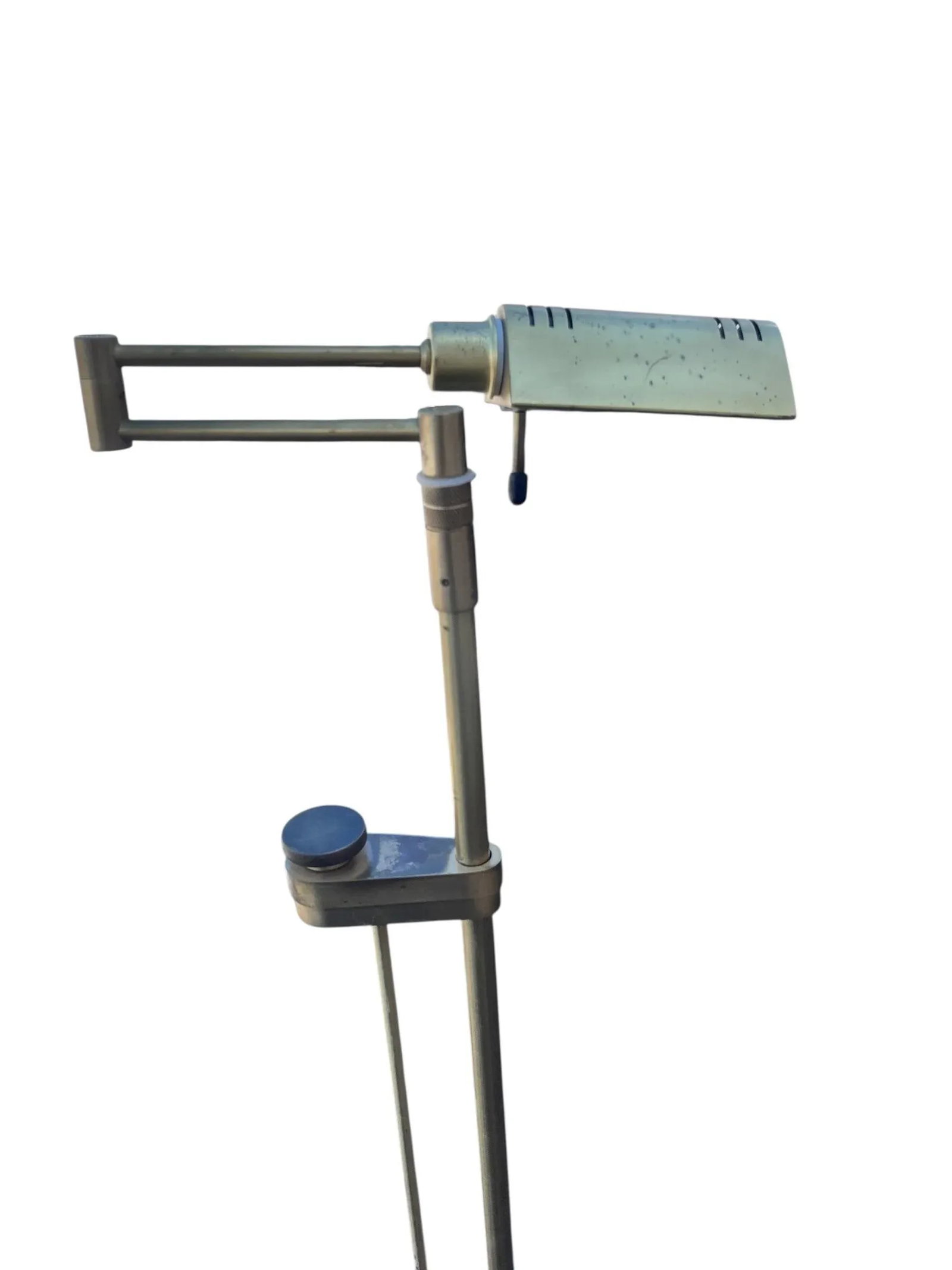 Modern Style Brass Holtkoetter Leuchten Polished Brass Reading Floor Lamp - 6