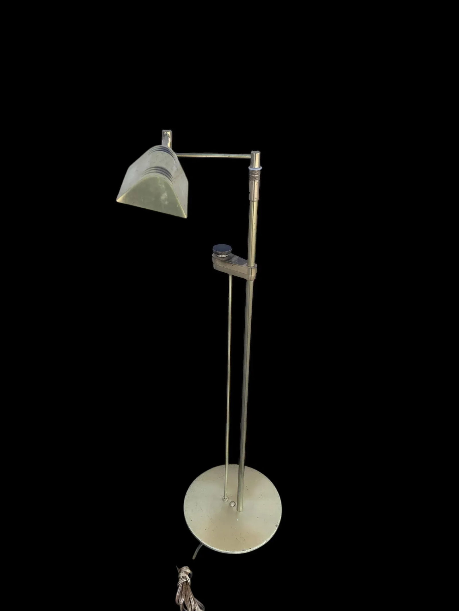 Modern Style Brass Holtkoetter Leuchten Polished Brass Reading Floor Lamp - 8