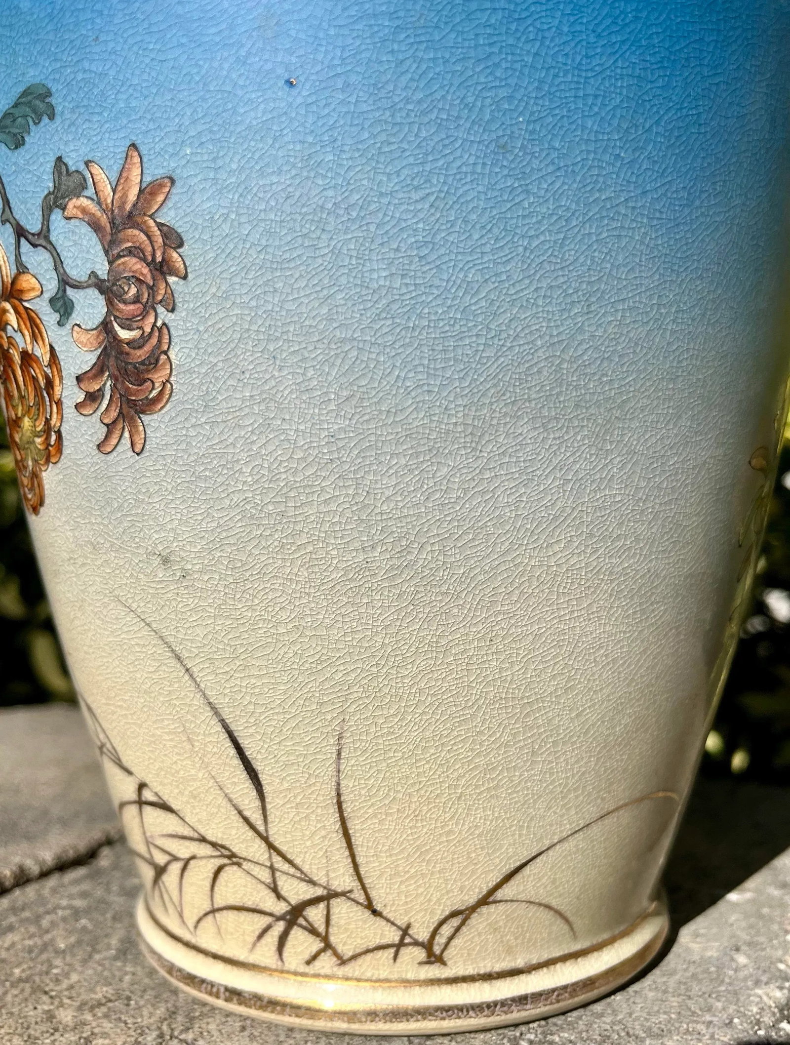 Antique Japanese Satsuma Pottery Vase - 7