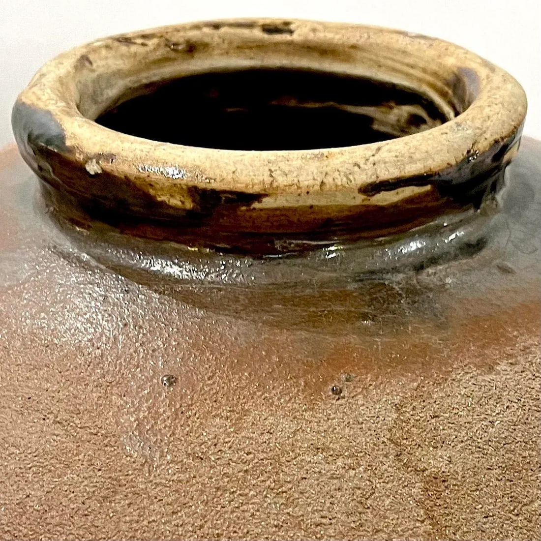 19th Century Japanese Tsubo Stoneware Storage Jar - 2