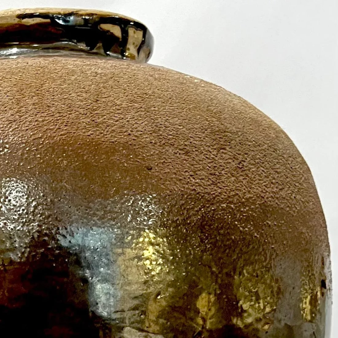 19th Century Japanese Tsubo Stoneware Storage Jar - 4