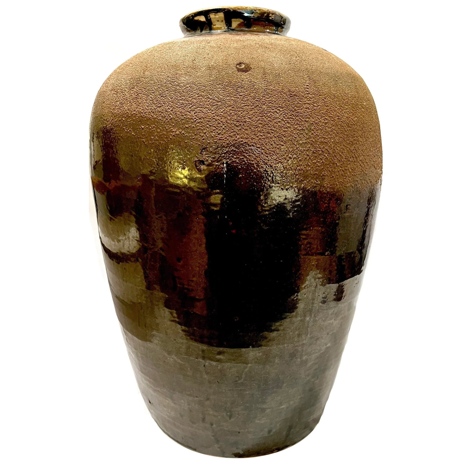 19th Century Japanese Tsubo Stoneware Storage Jar - 9