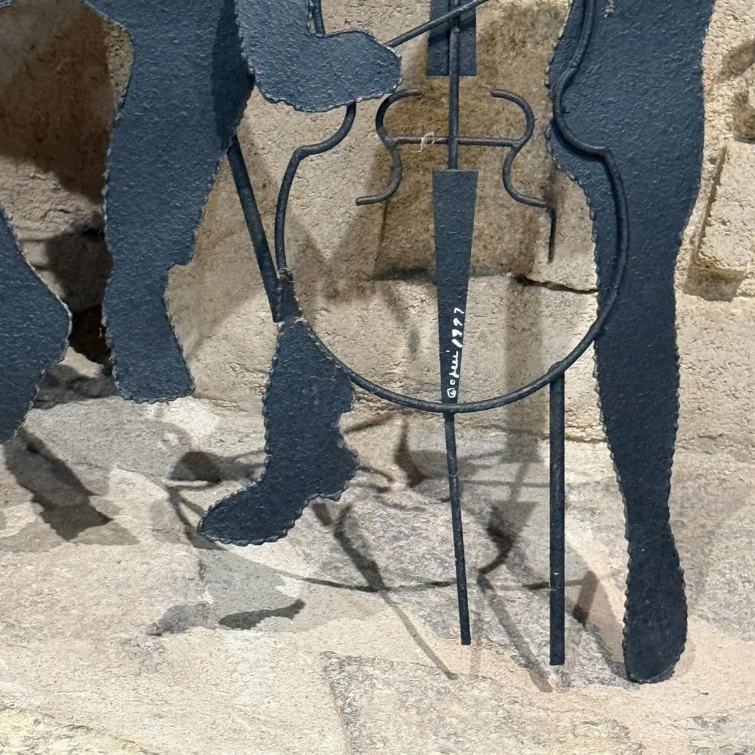 1970s Curtis Jere Mid-Century Modern Iron Music Band Sculpture Mid Century - 10
