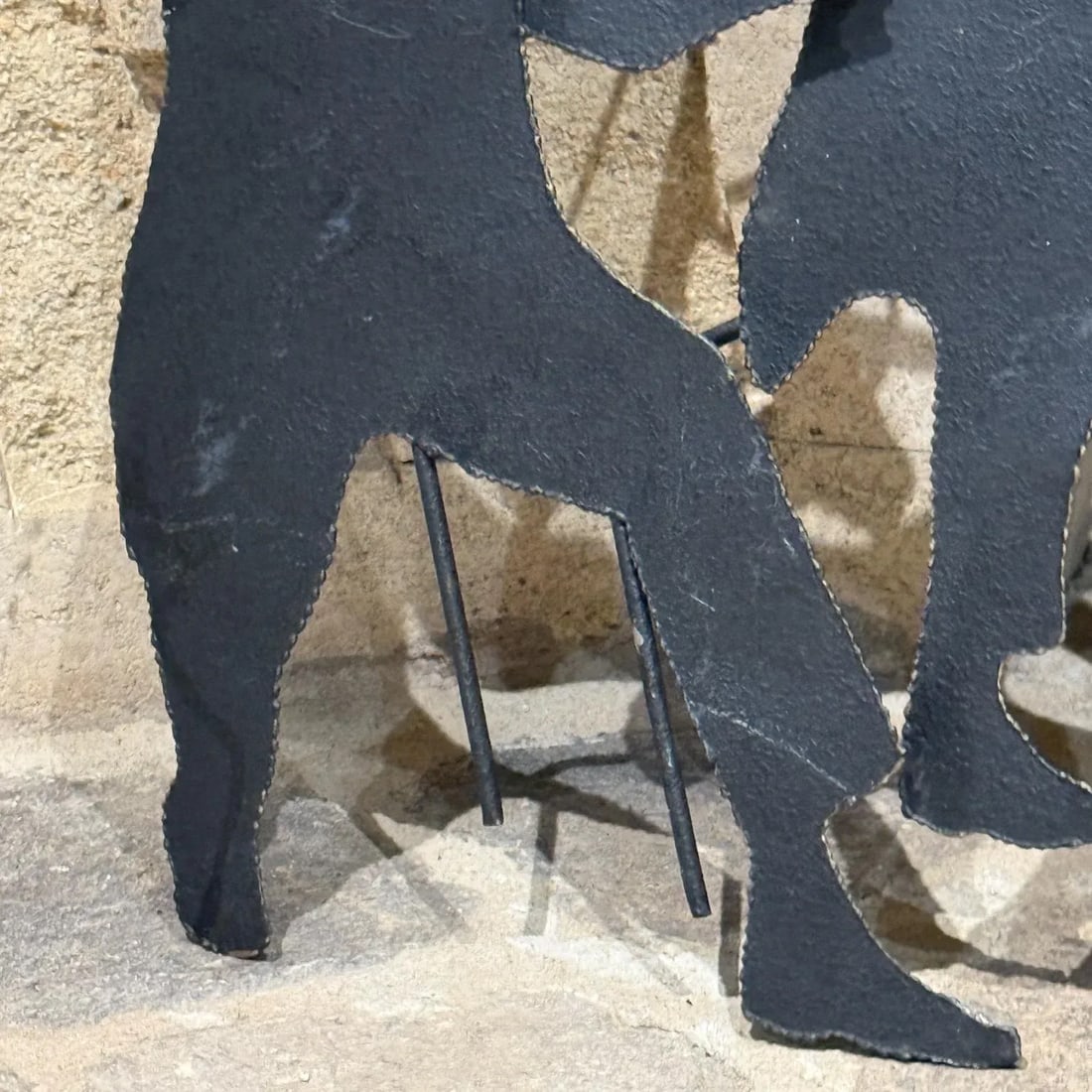1970s Curtis Jere Mid-Century Modern Iron Music Band Sculpture Mid Century - 8