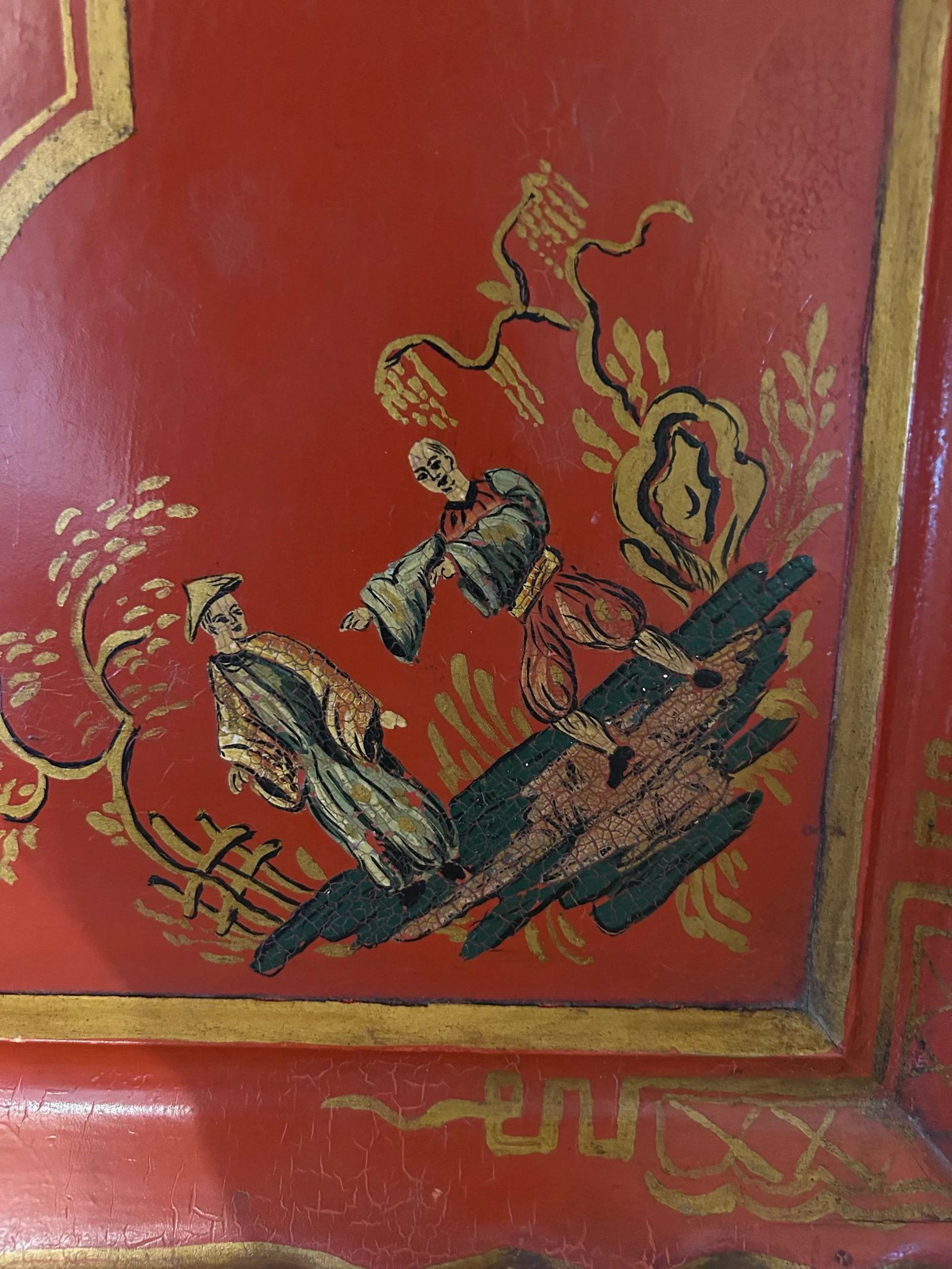 Early 20th Century Chinoiserie Tray - 4