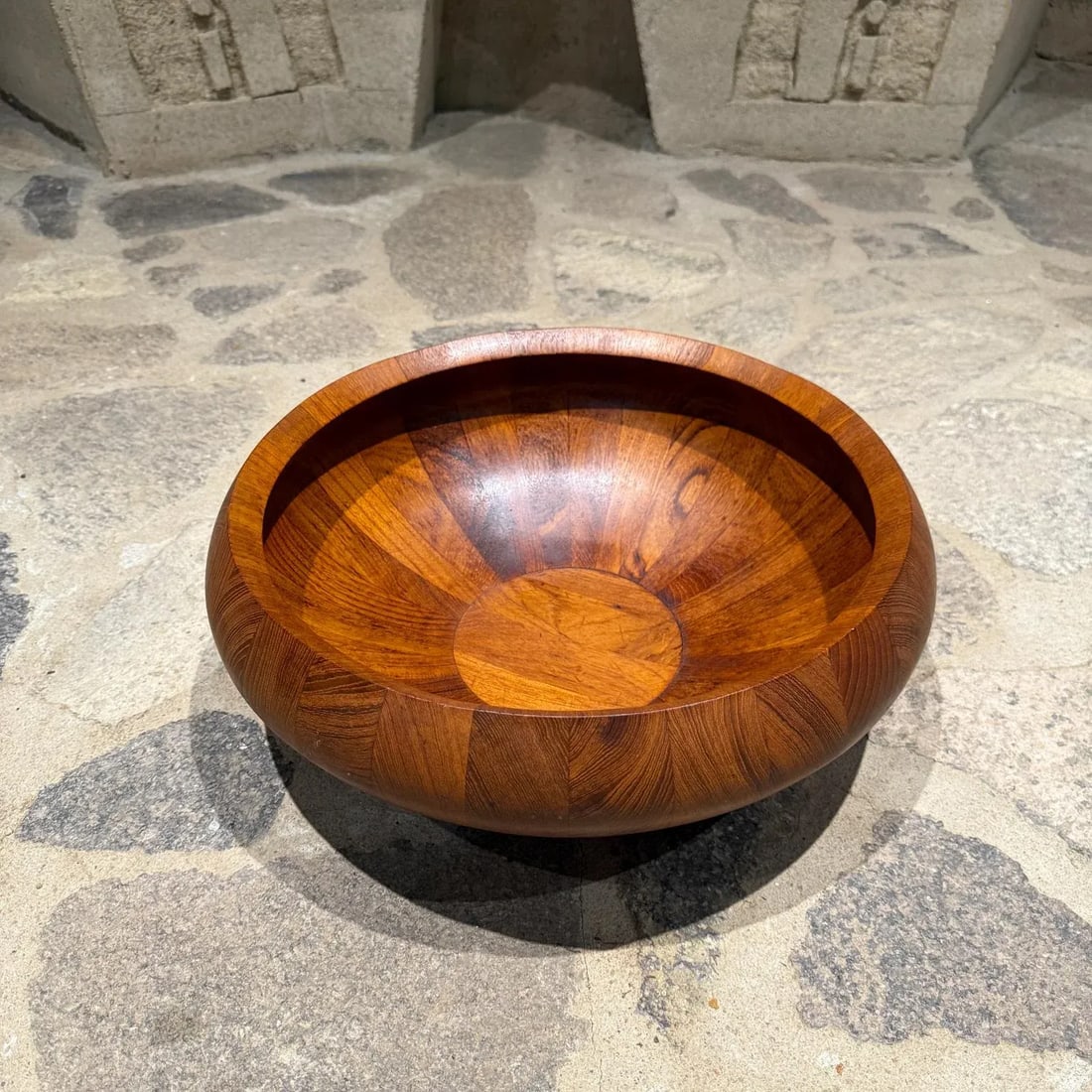 Scandinavian Modern Large Dansk Staved Teak Salad Bowl Jens Quistgaard - 2