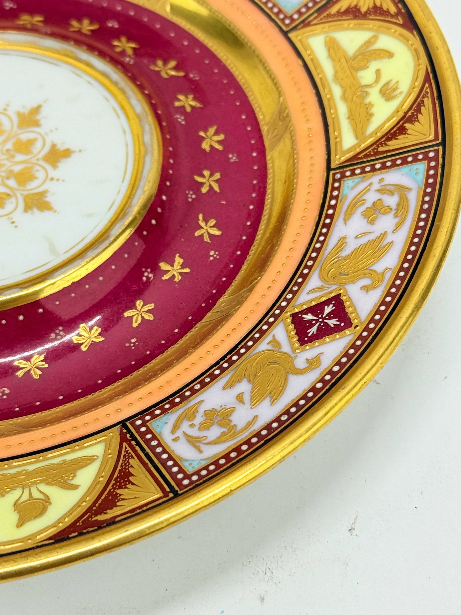 Royal Vienna Porcelain Covered Pitcher & Underplate Hector and Paris, Circa 1830 - 15