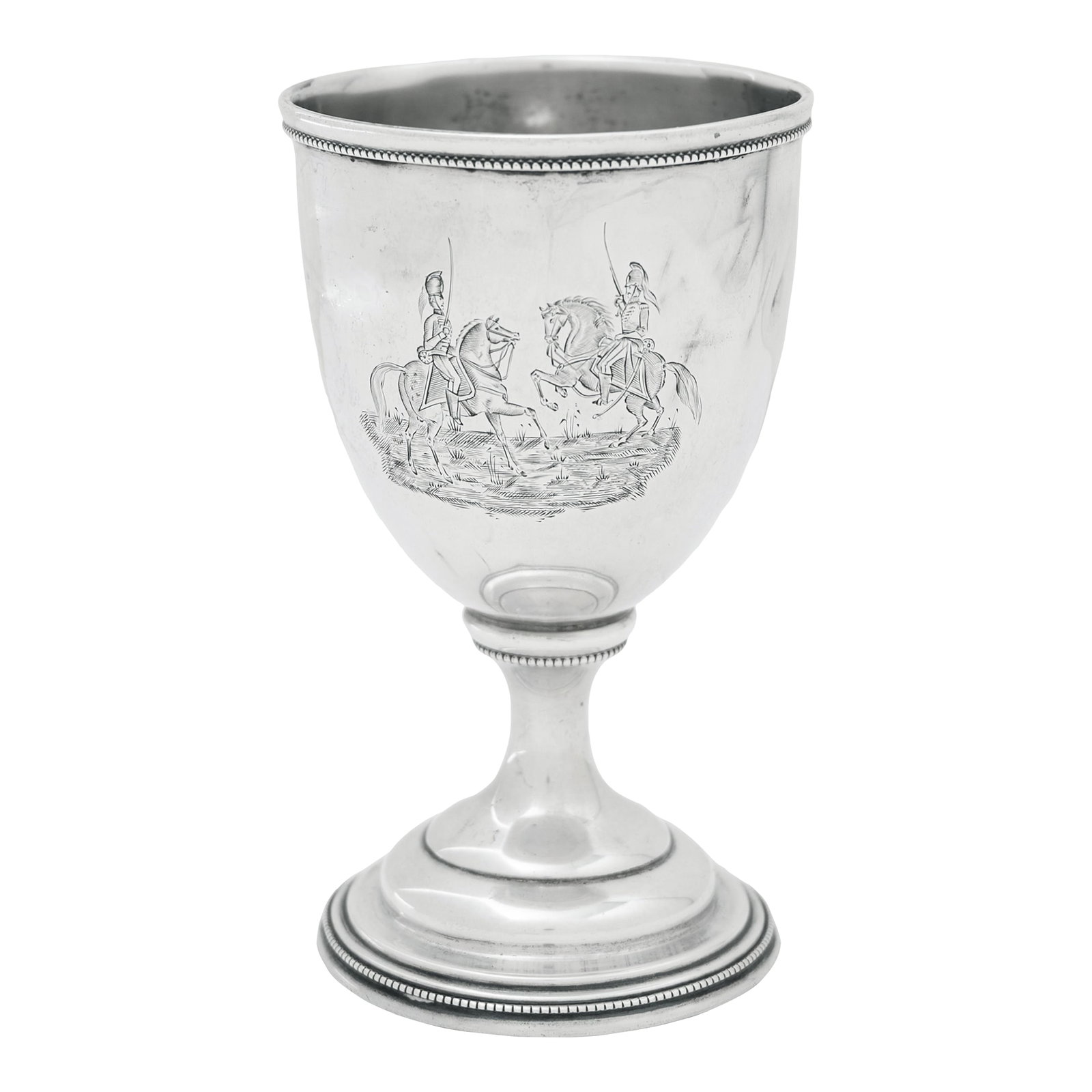 Historic Charleston Silver Goblet - Light Dragoons vs Georgia Hussars, 1856 (1 of 13)