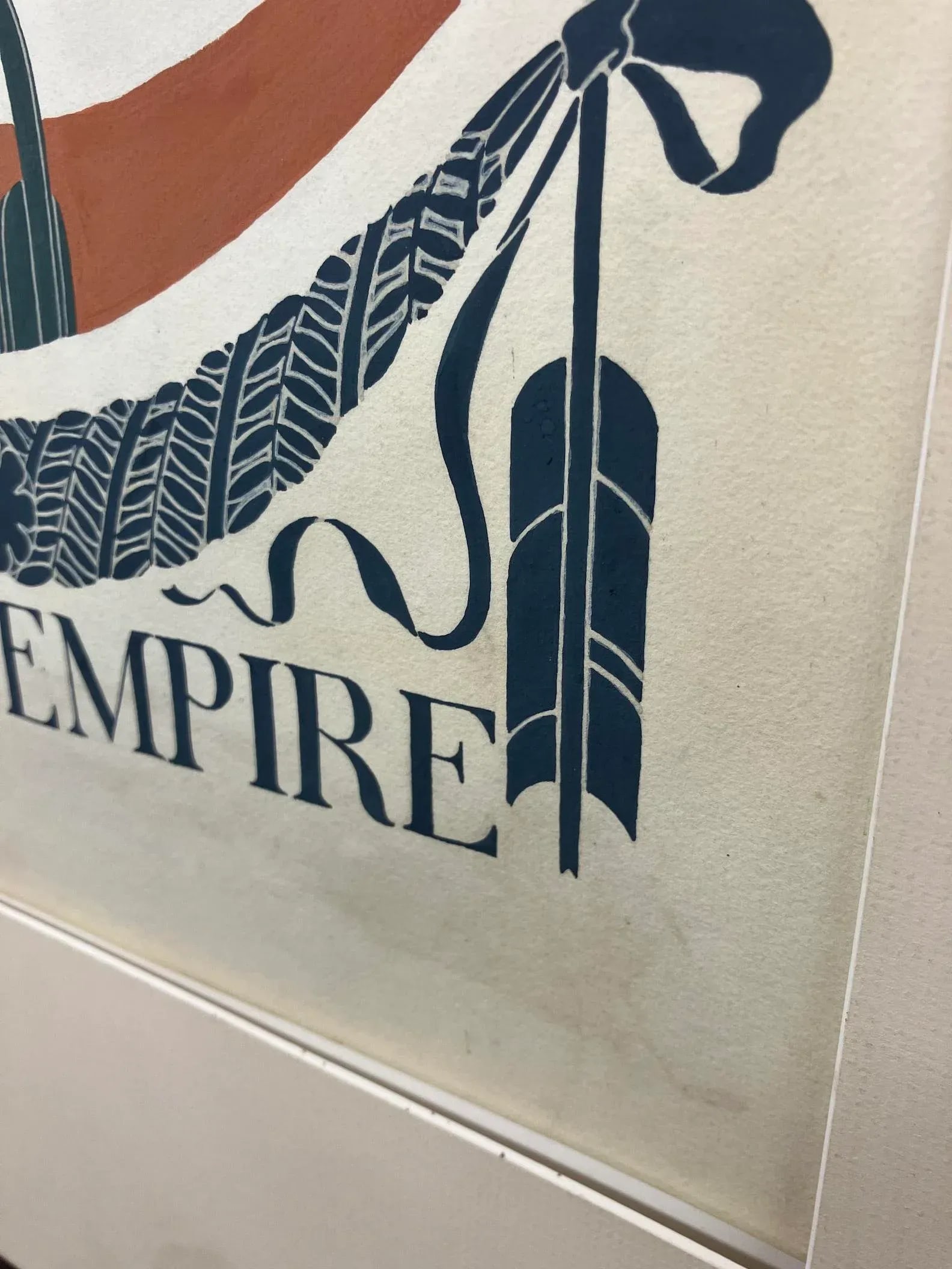 Vintage Bal De l'Empire Lithograph Poster, Matted - 4