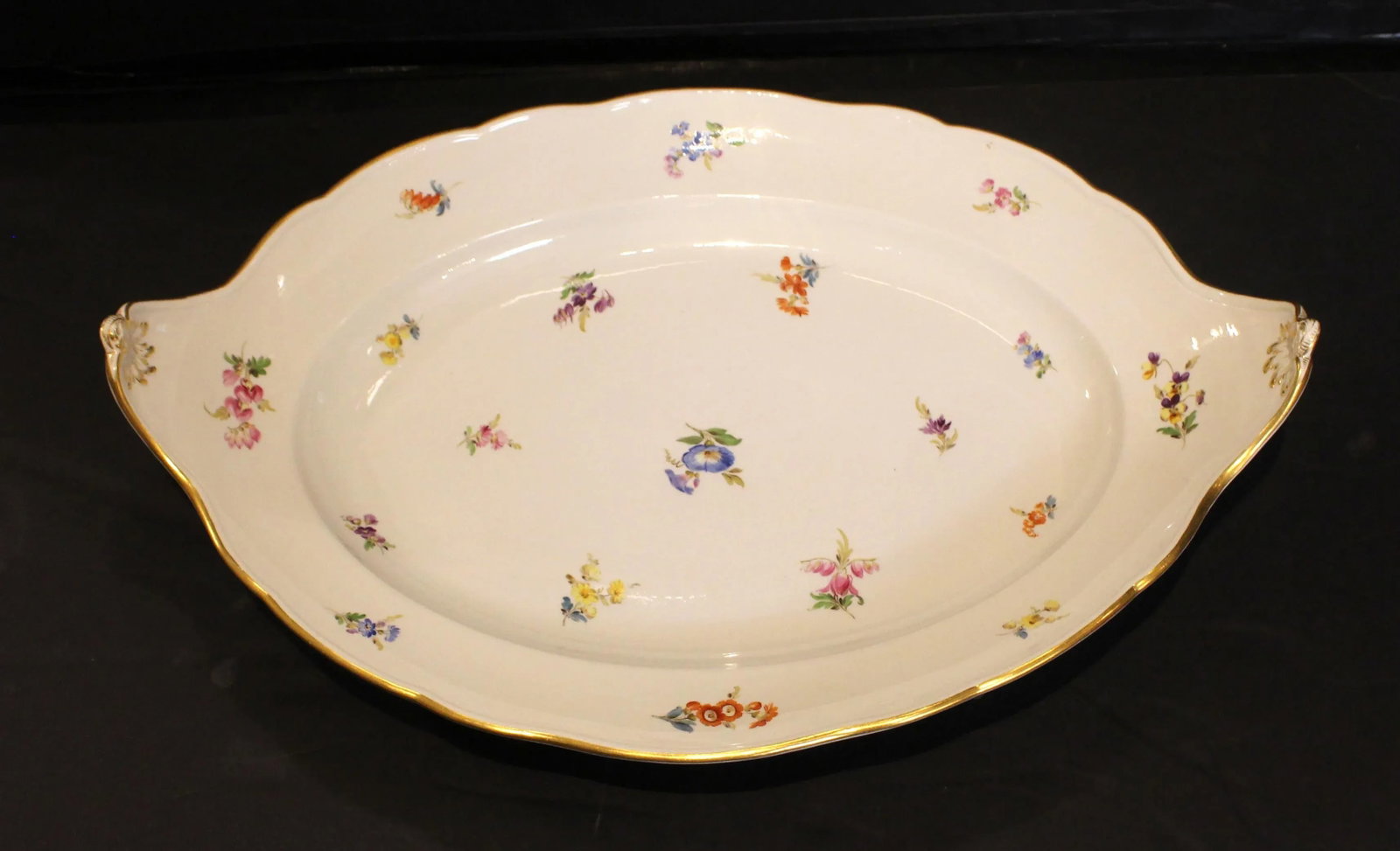 Grand Meissen Covered Soup Tureen & Undertray - 6