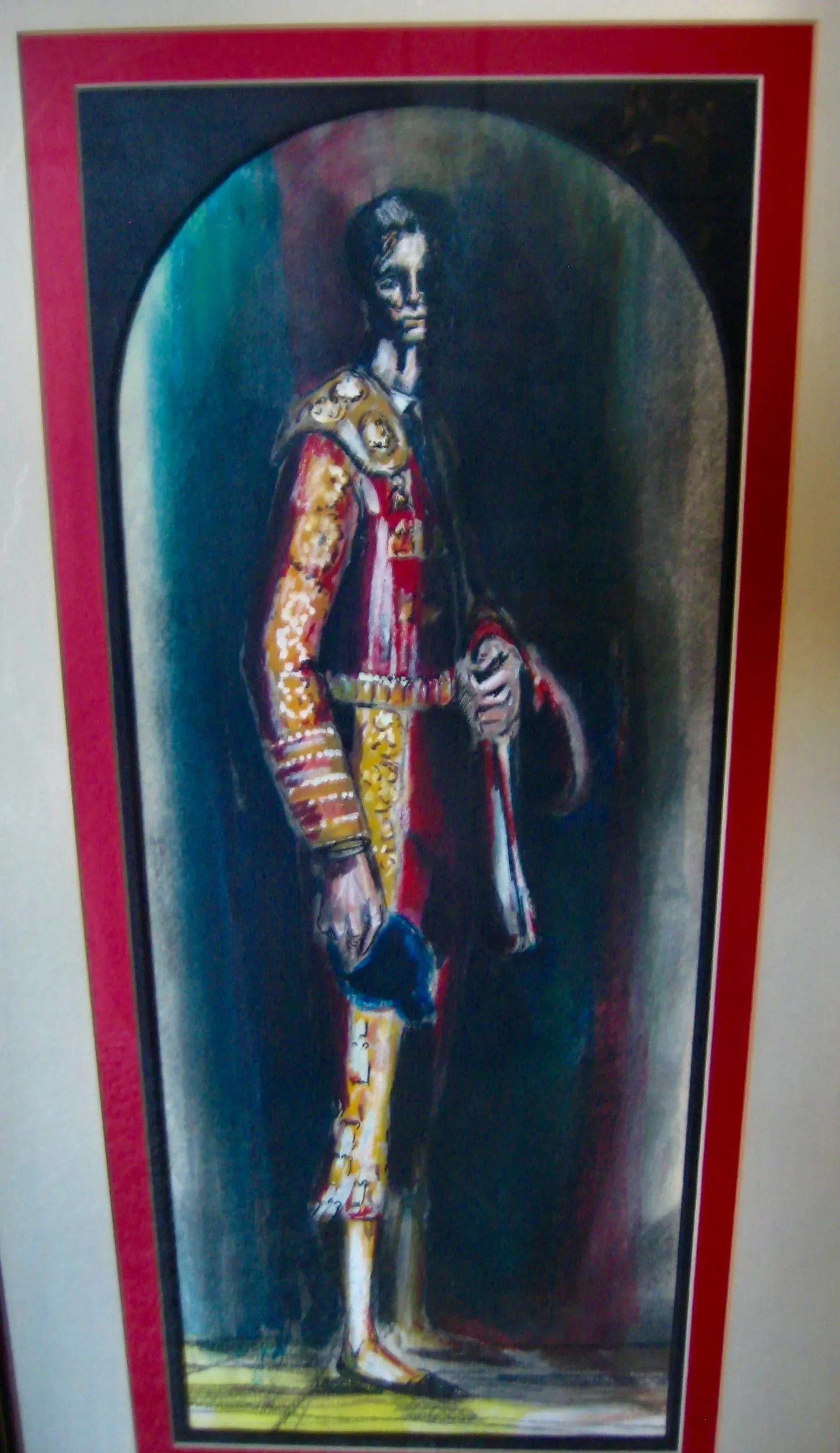 Men Portrait of a Matador Painting by Paul Winslow, Framed - 3