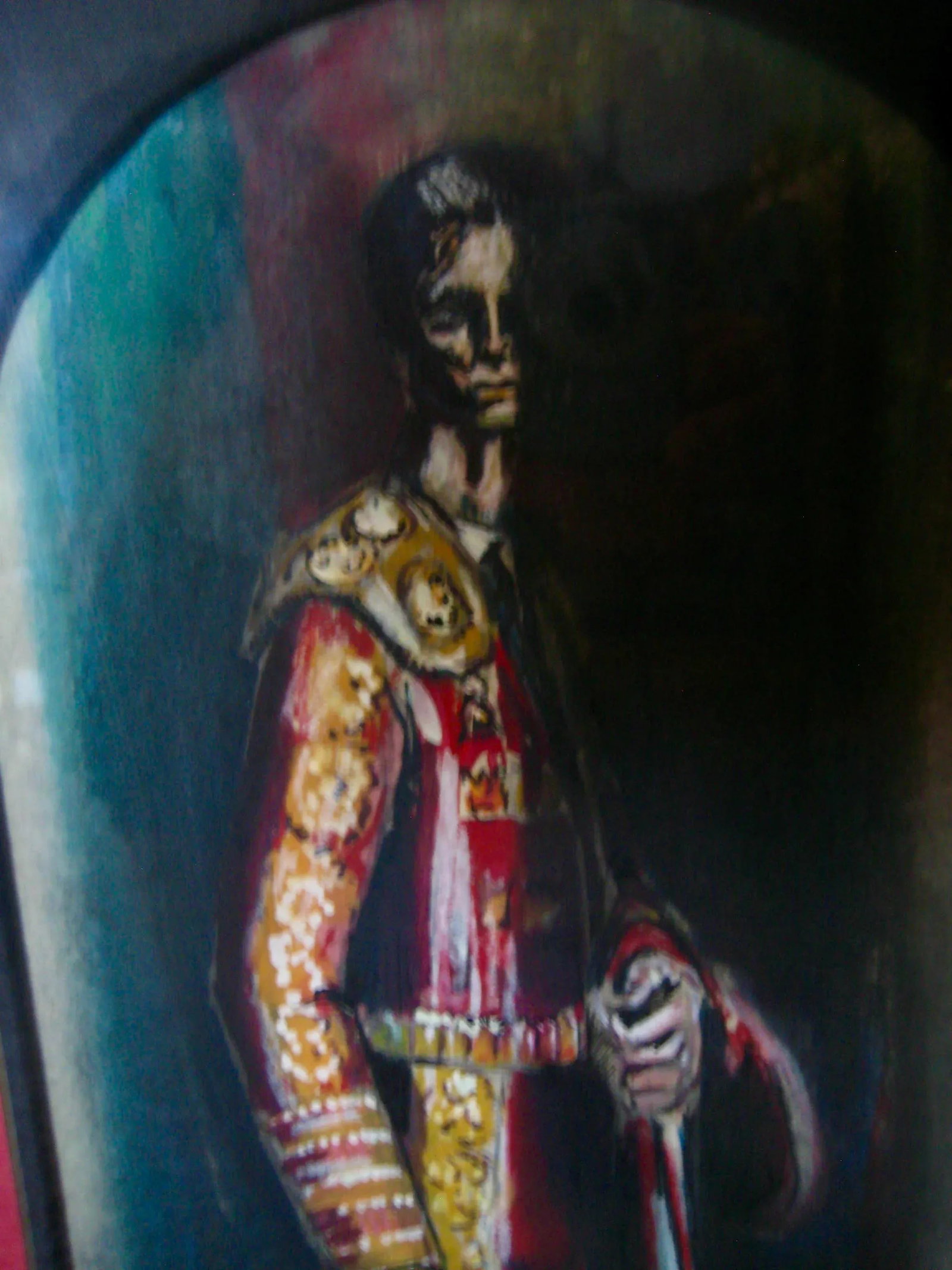 Men Portrait of a Matador Painting by Paul Winslow, Framed - 6