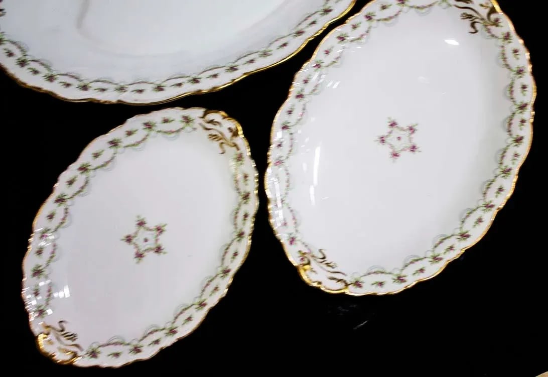French Country French Depose' Platters by Limoges C. Ahrenfeldt. - Set of 3 - 4