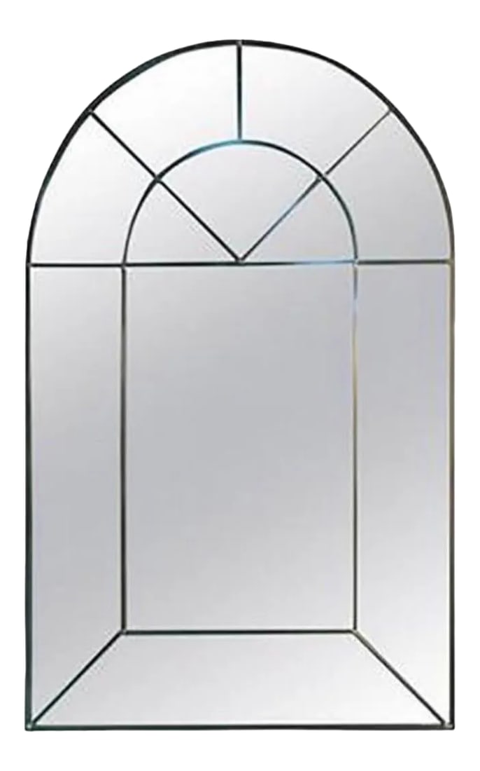 1970s Carol Canner for Carvers Guild Colonial Arch Design Wall Mount Mirror (1 of 8)