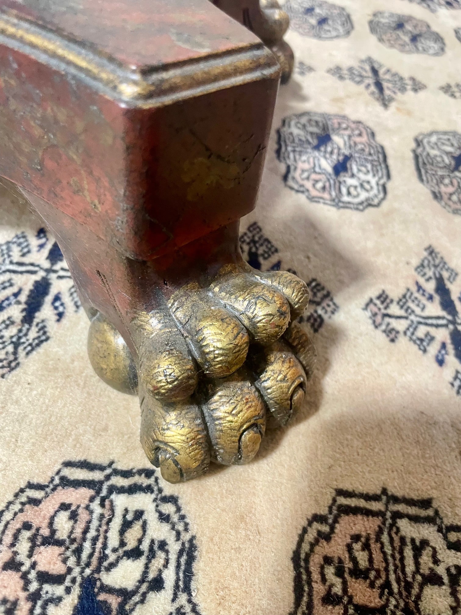 Late 20th Century Chinoiserie Lacquer Side Table - 10