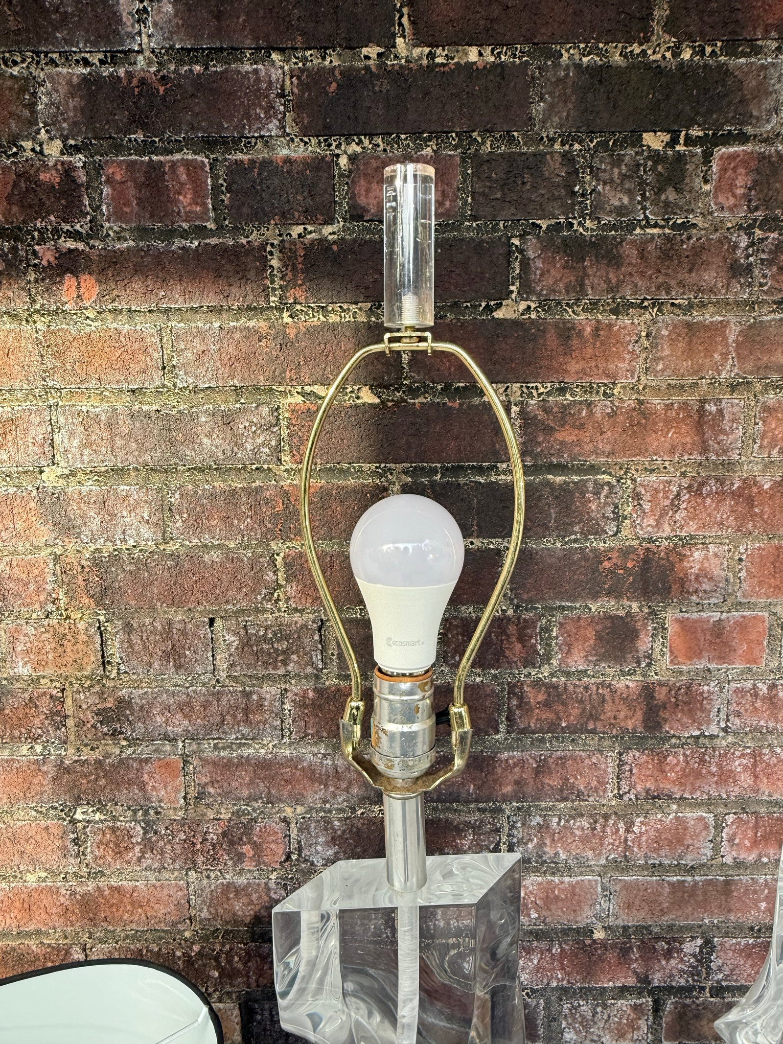 1970's Hollywood Regency Lucite Table Lamps - A Pair - 8