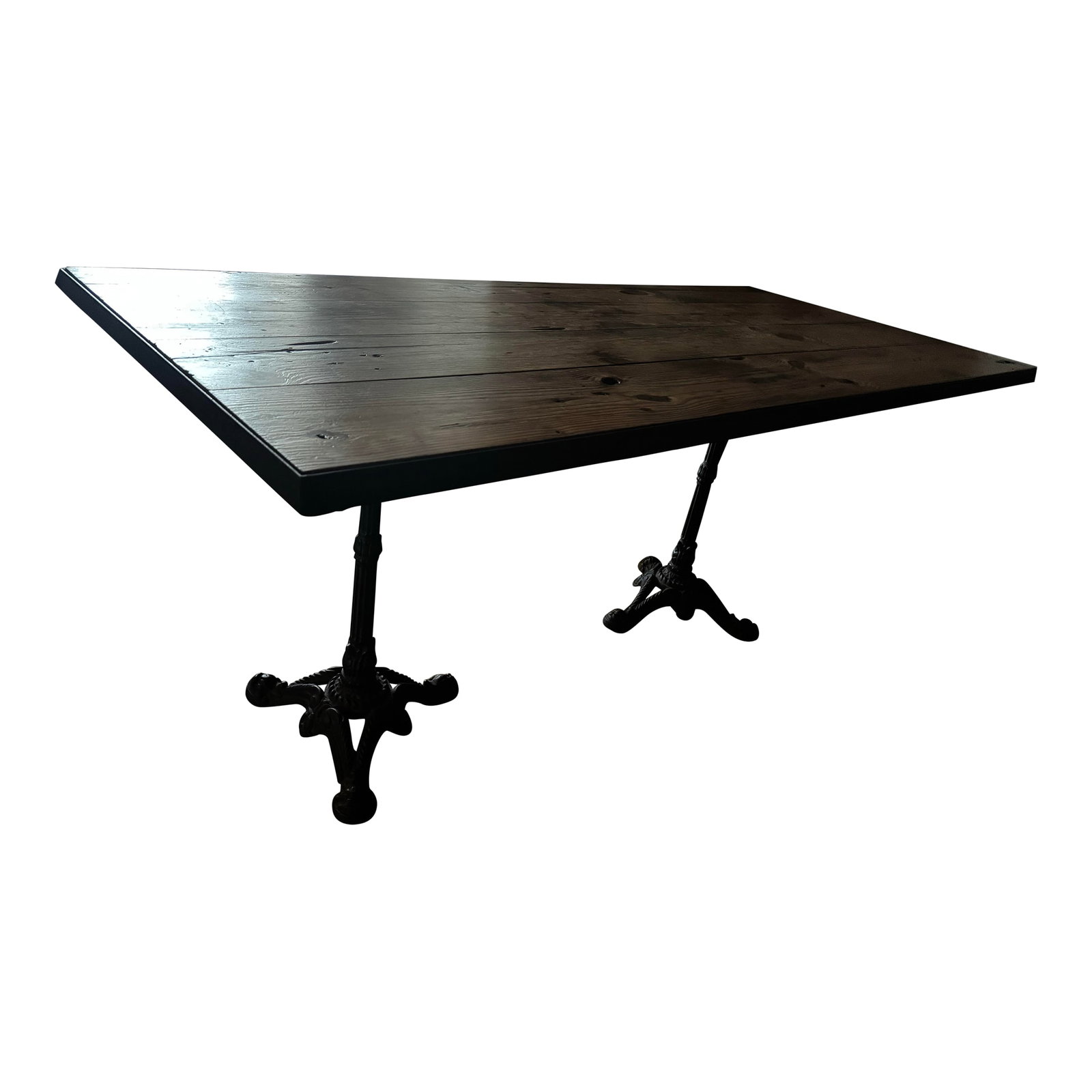 Vintage Salvaged Wood and Cast Iron Table Attributed to Ralph Lauren (1 of 6)