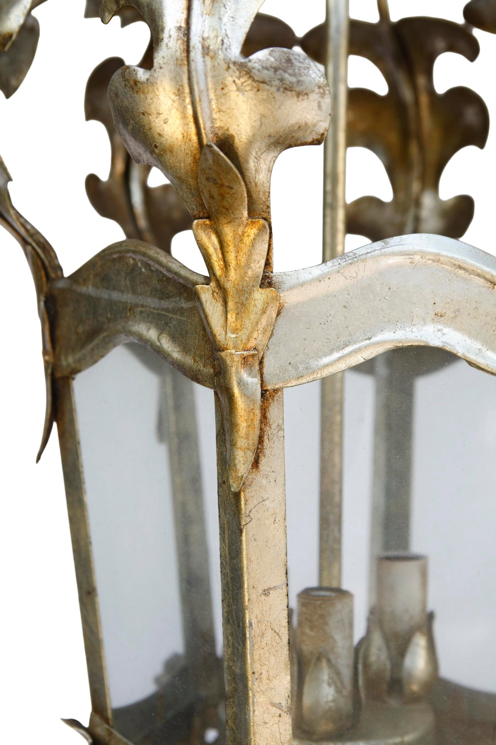 Antique Italian Tole Hanging Lantern - 6