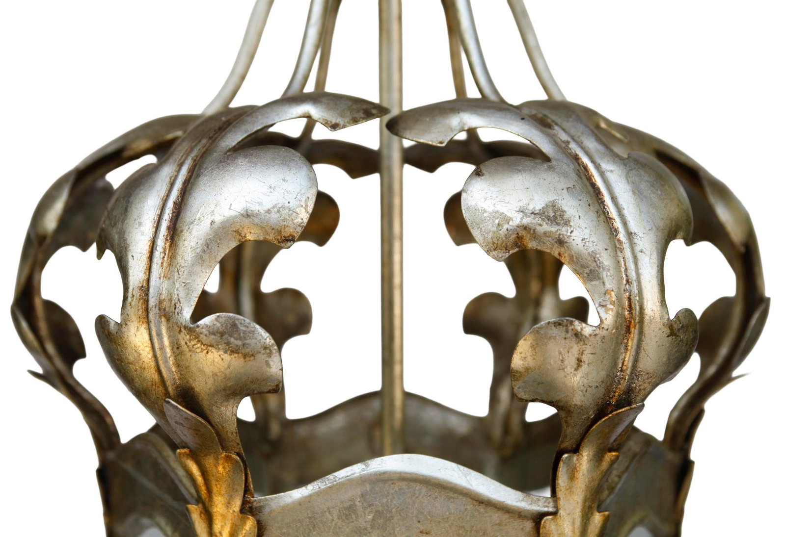 Antique Italian Tole Hanging Lantern - 8
