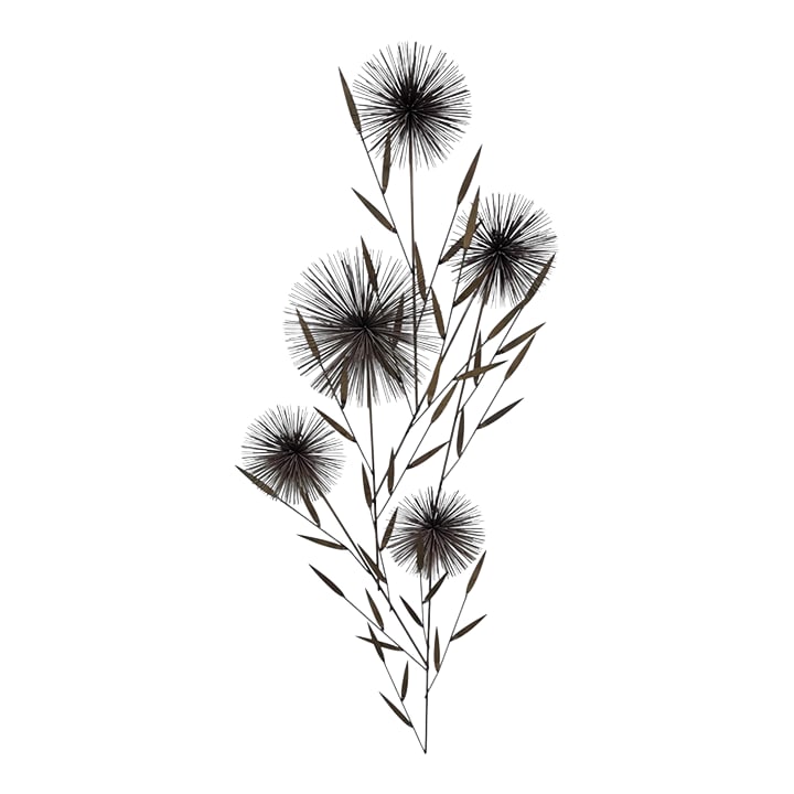 1960's Curtis Jere Pom Pom Floral / Sea Urchin Elongated Wall Sculpture (1 of 10)
