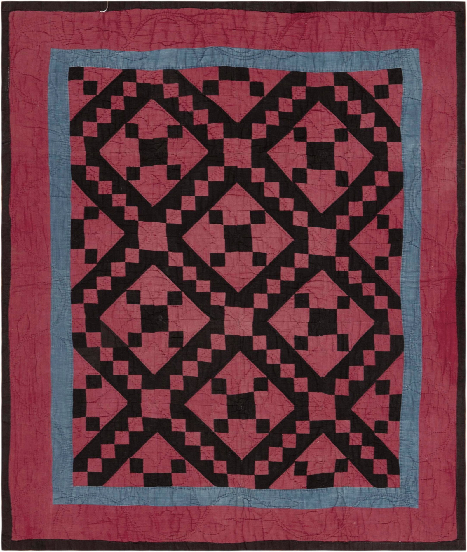 Nazmiyal Collection Antique American Quilt Textile - 2