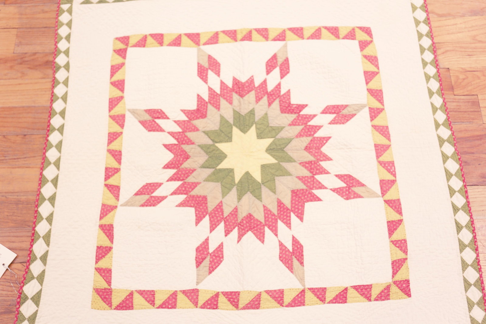 Nazmiyal Collection Antique American Quilt Textile - 3