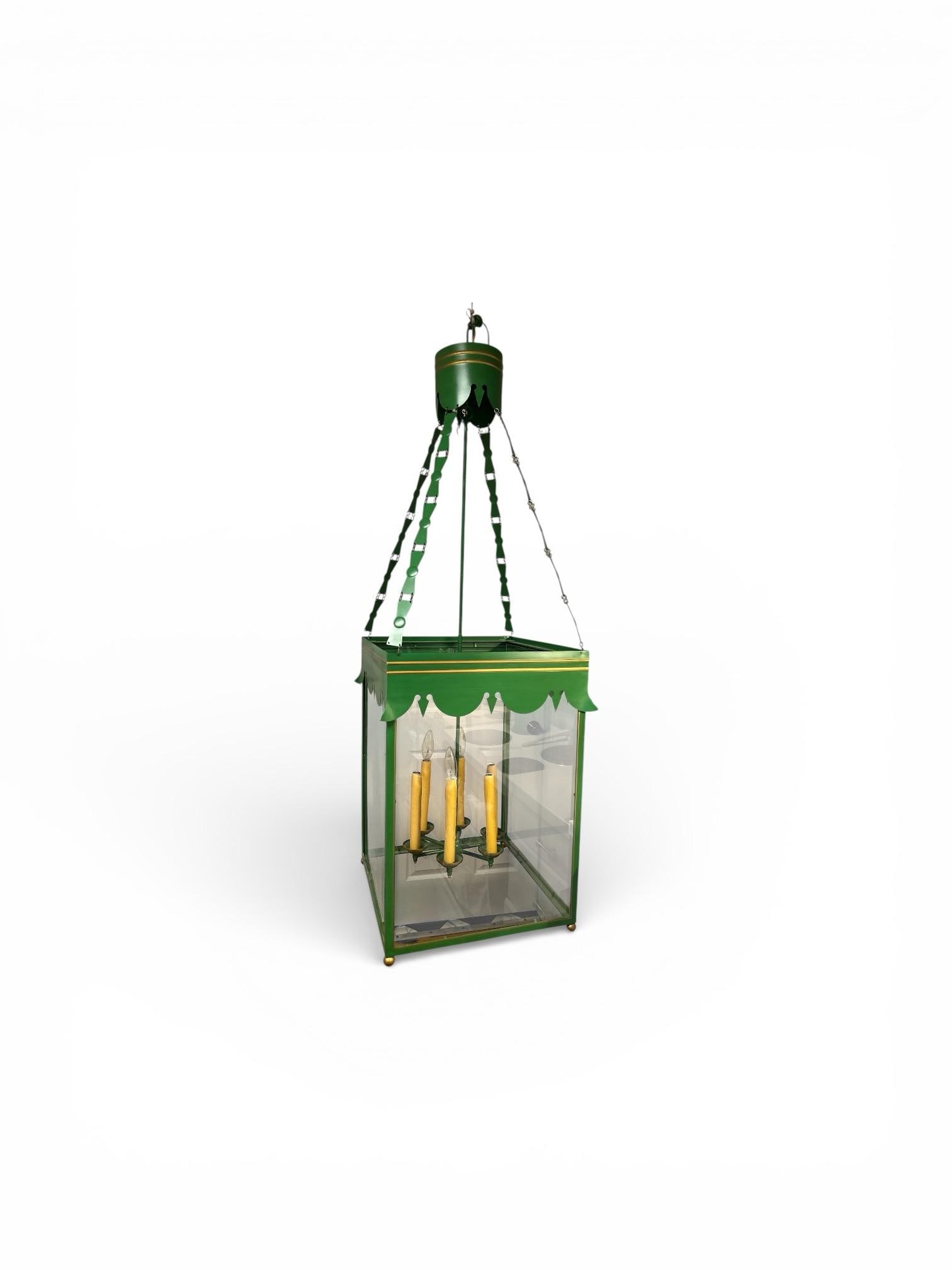 Contemporary Large Green Lantern - 2