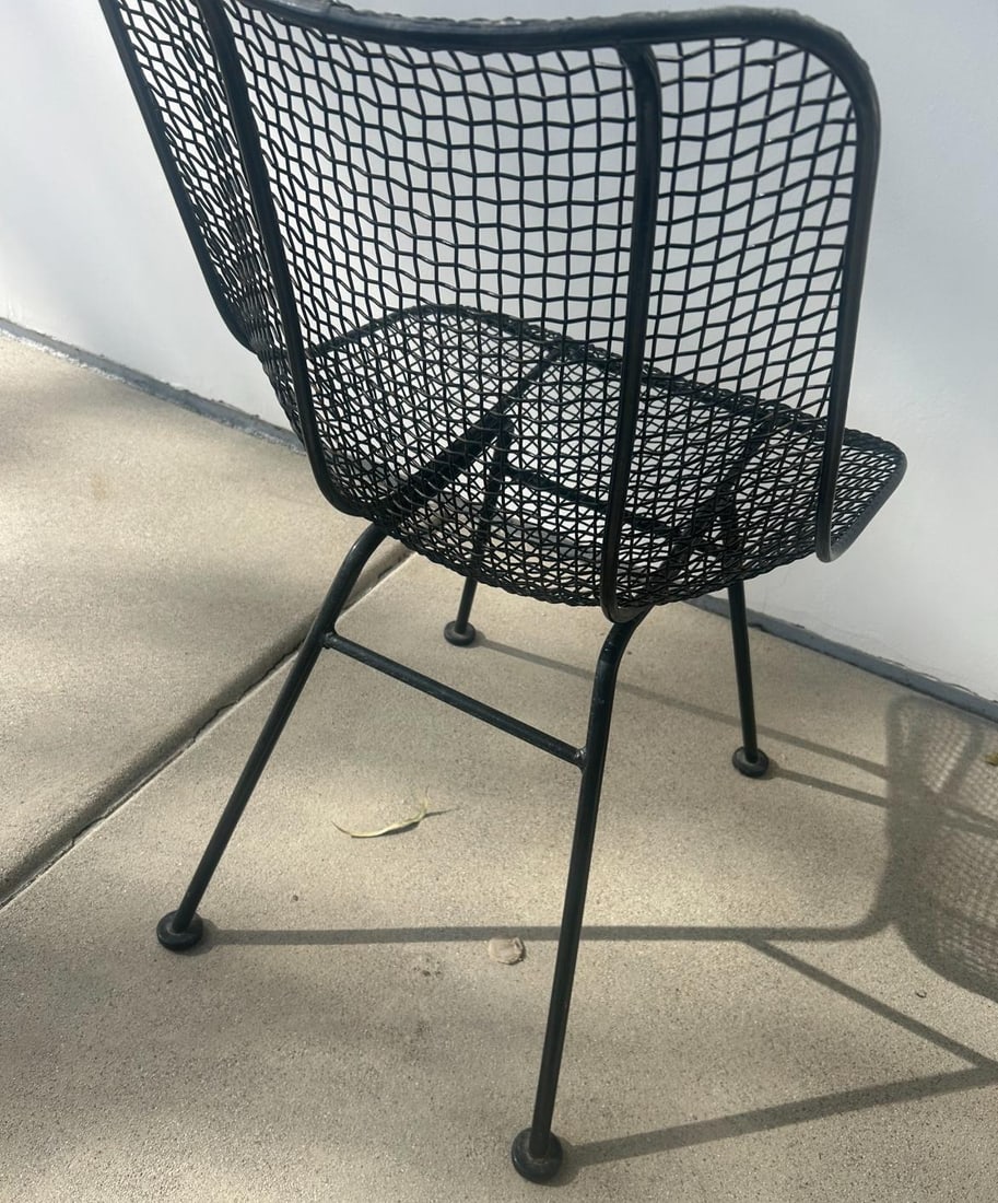 1950s Attributed to Russell Woodard Sculptura Metal Dining Chairs, 8 Pieces - 10