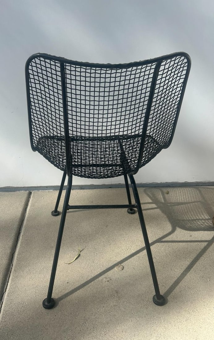 1950s Attributed to Russell Woodard Sculptura Metal Dining Chairs, 8 Pieces - 11