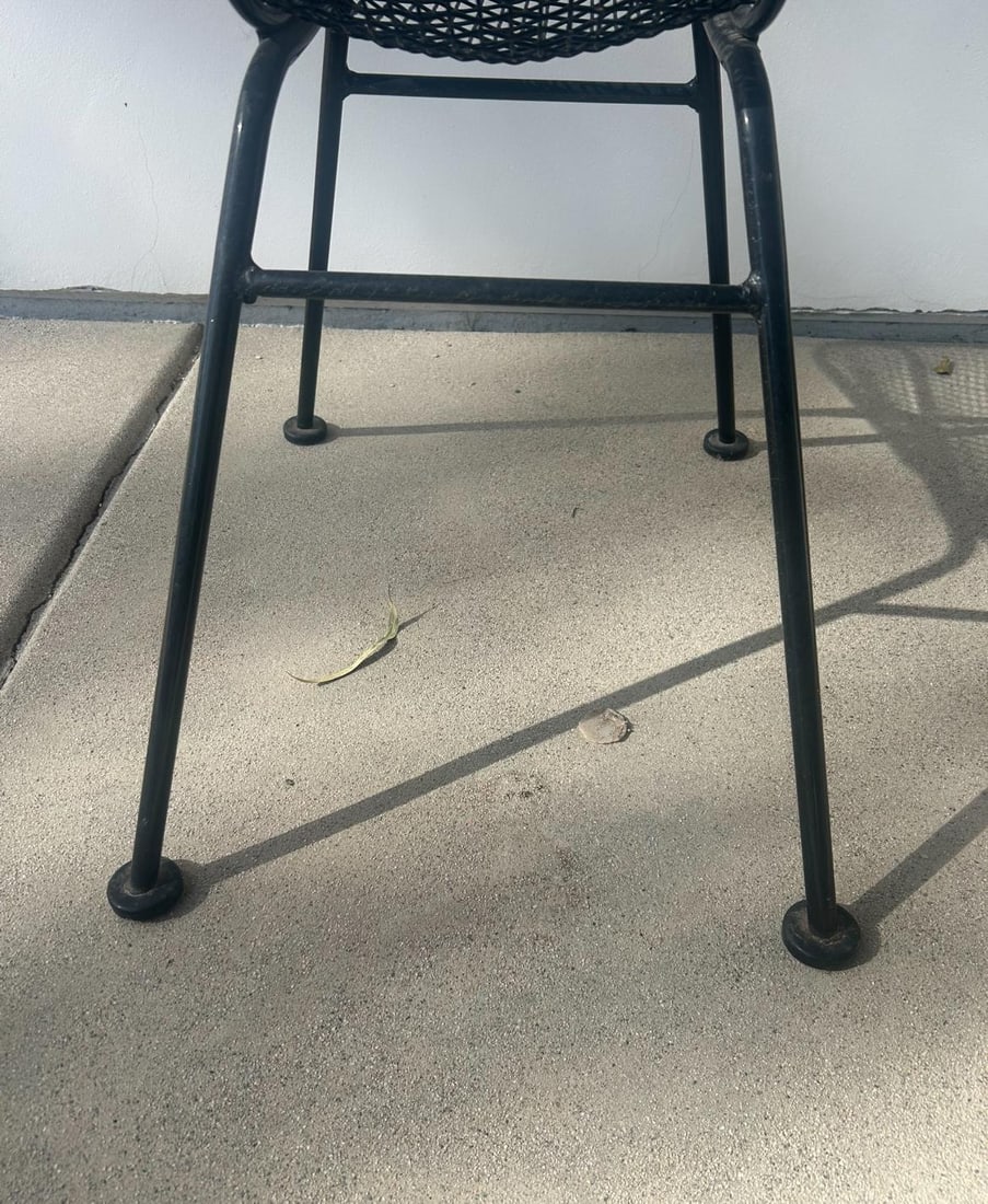 1950s Attributed to Russell Woodard Sculptura Metal Dining Chairs, 8 Pieces - 12